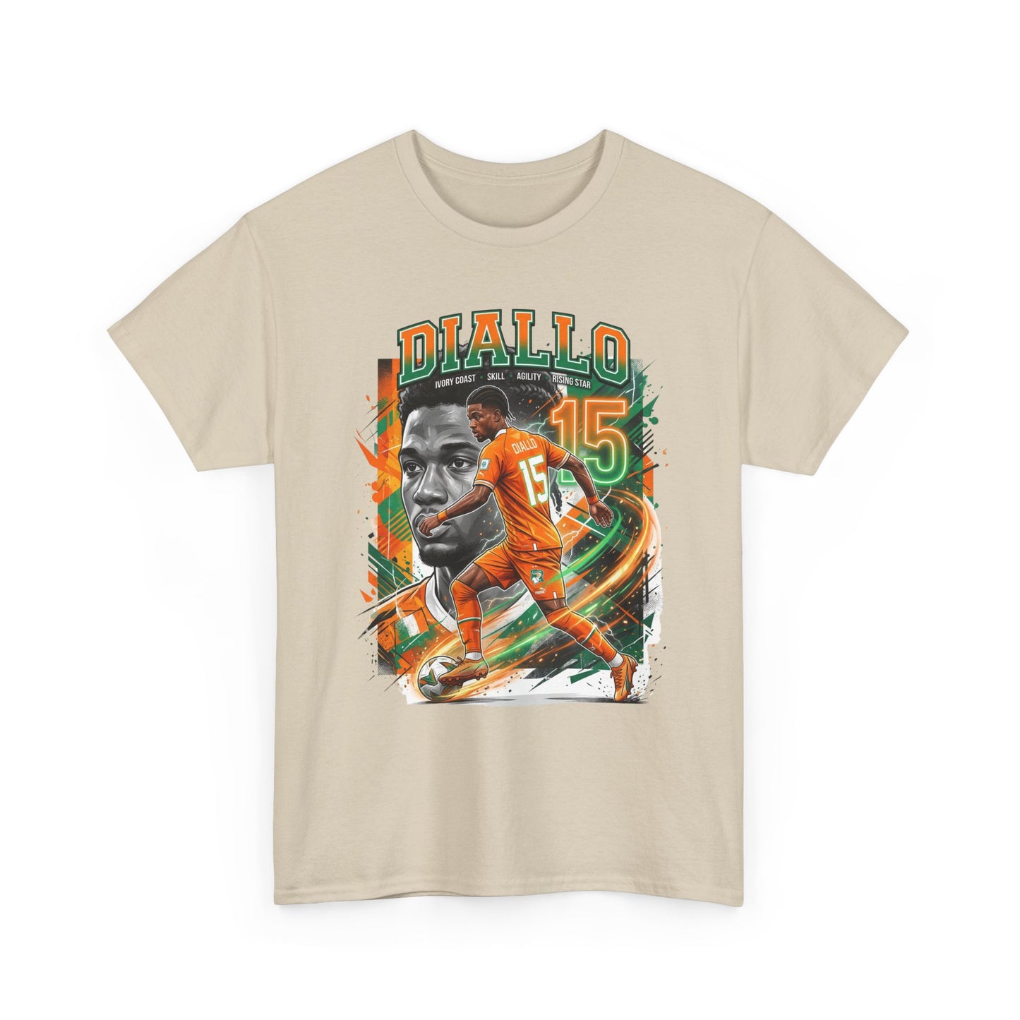 Diallo #15 – Rising Star of Ivory Coast T-Shirt