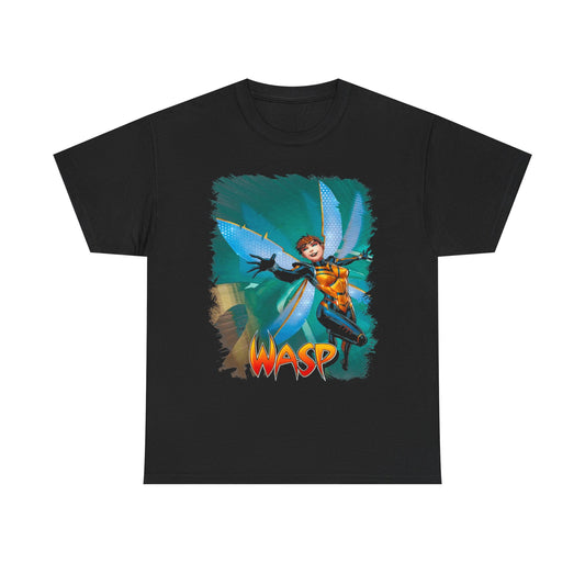 Wasp Graphic Tee — Vintage Comic-Style Superhero Shirt