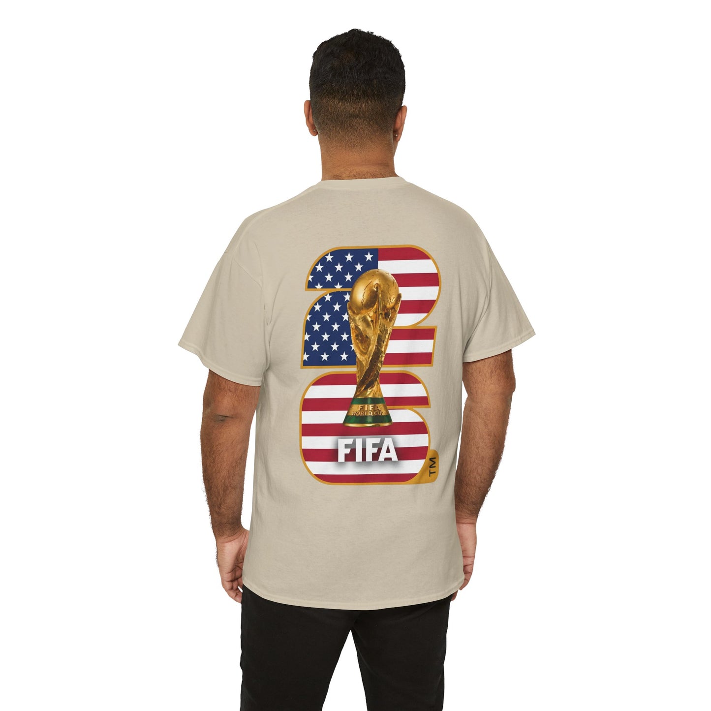 USA 2026 FIFA World Cup Fan Edition – Front Crest & Championship Back Graphic T‑Shirt