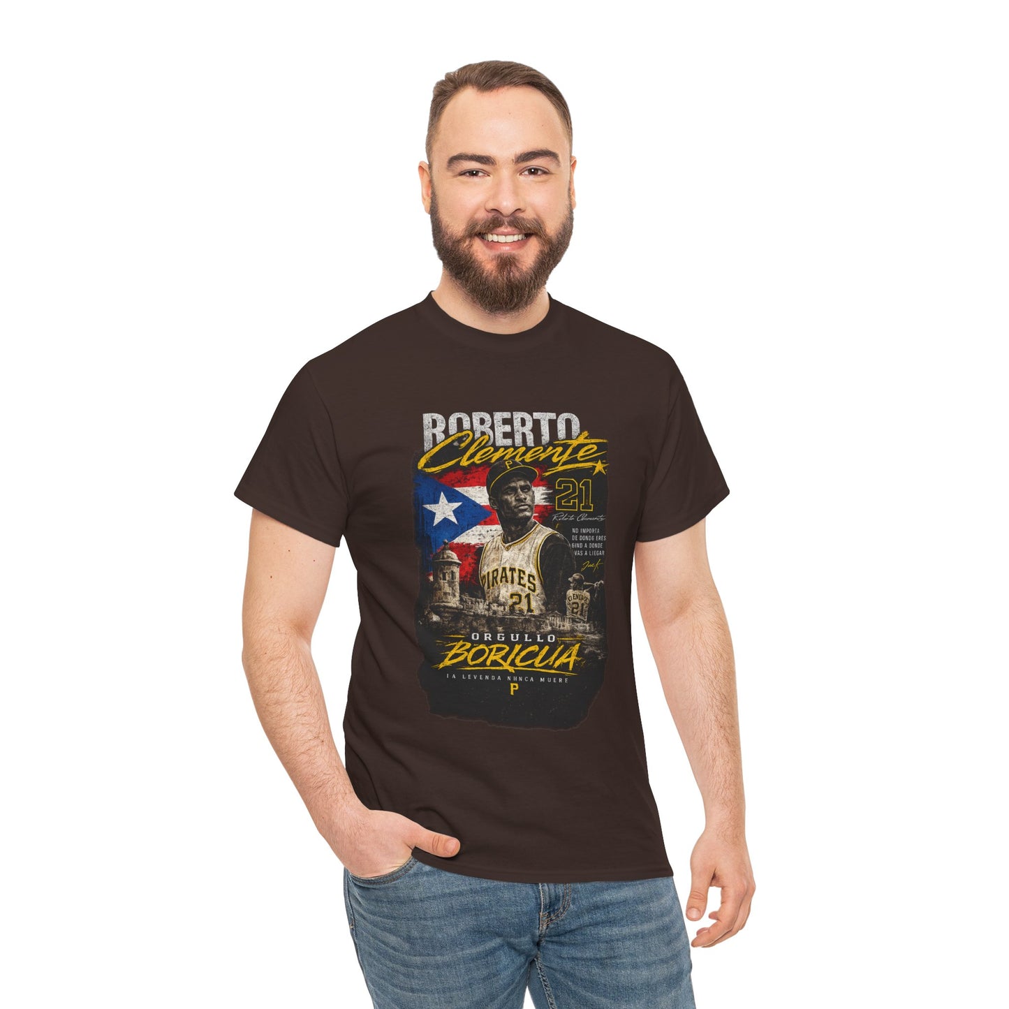 Roberto Clemente Puerto Rico Tribute T-Shirt