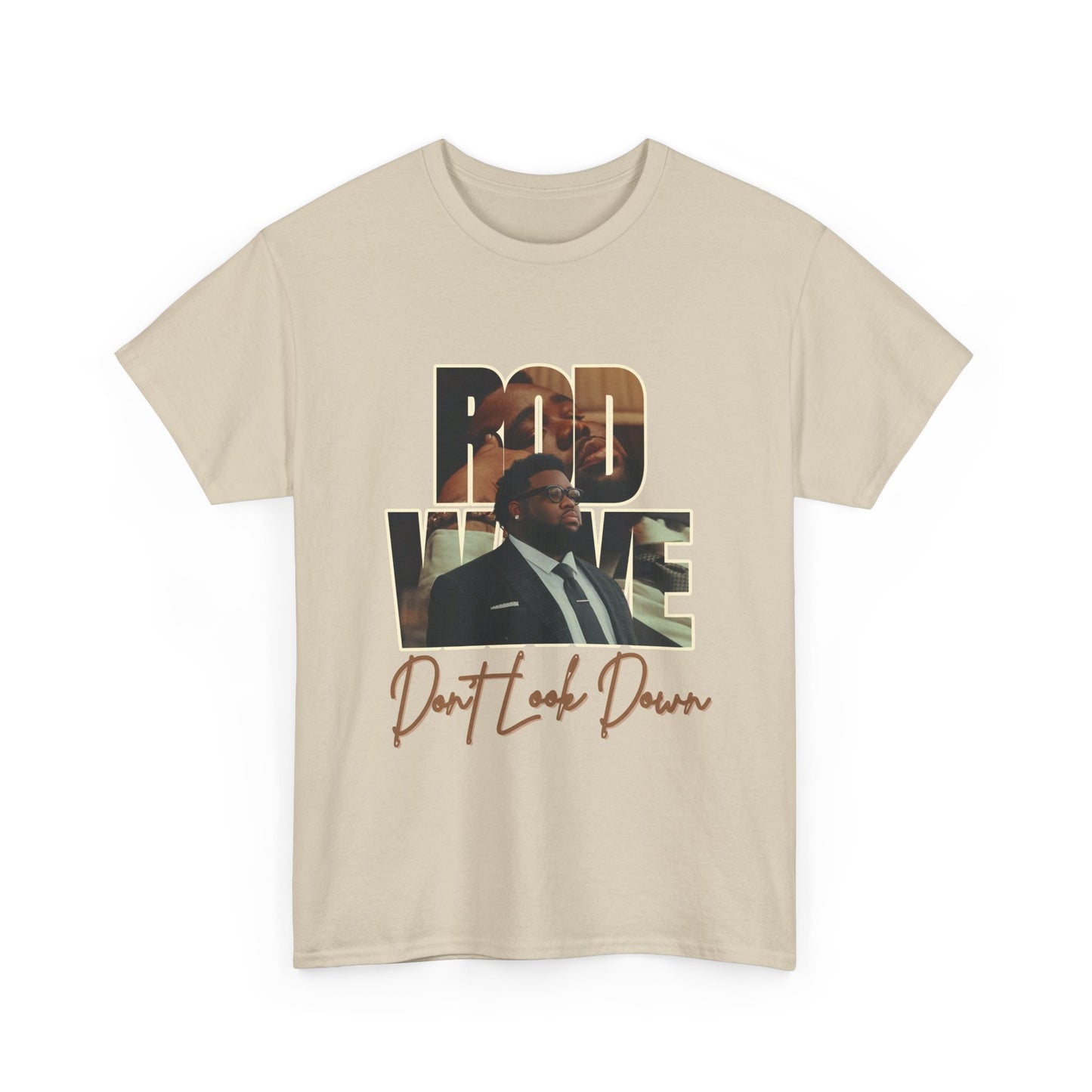 Rod Wave “Don’t Look Down” Vintage Hip-Hop Portrait T-Shirt Design