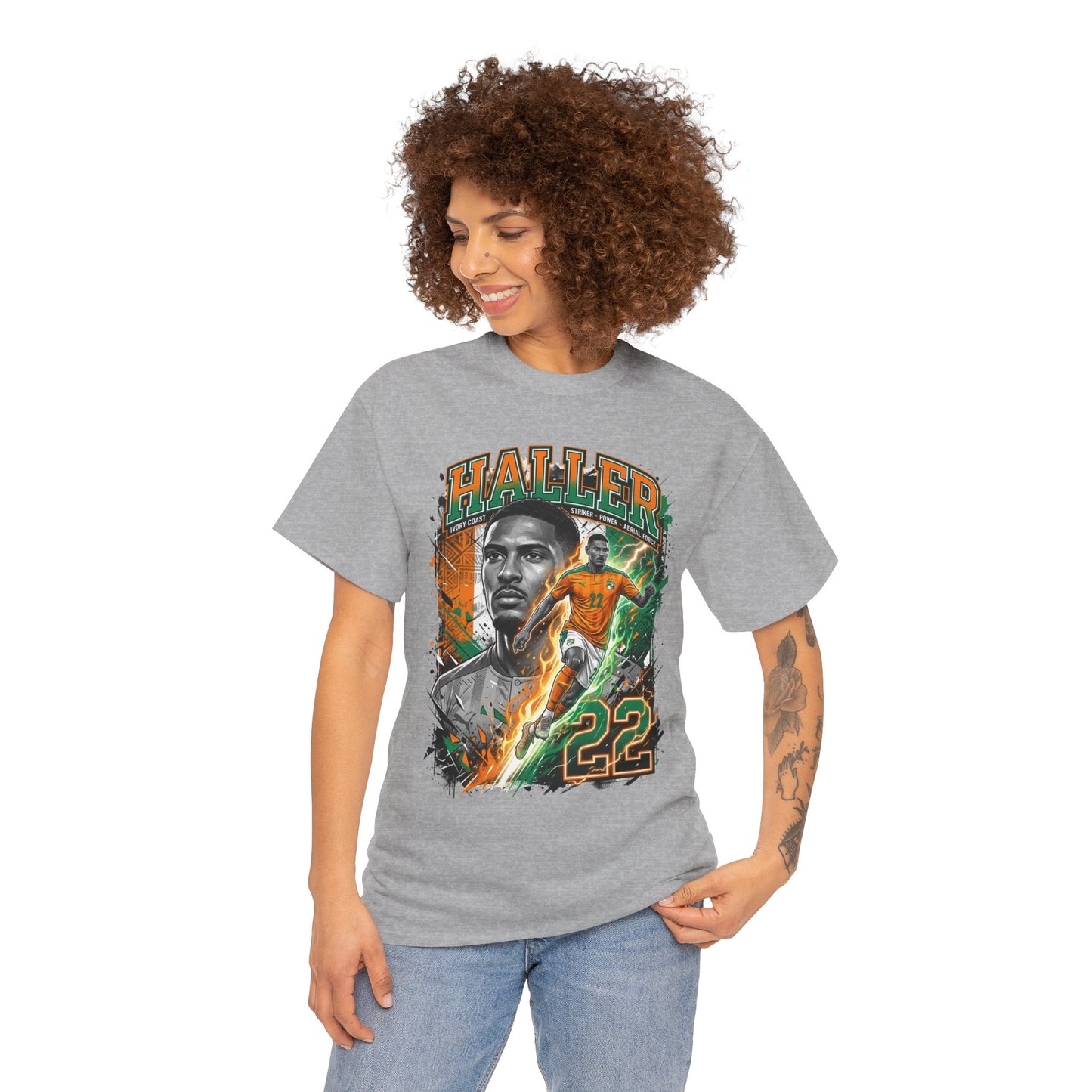 Haller #22 – Ivory Coast Power Striker T-Shirt