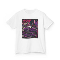 Kids Tokyo Night Drift Tee — Retro Neon City Racing Graphic