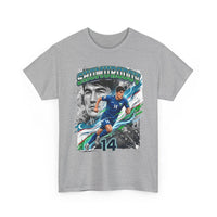 Shomurodov #14 – Uzbekistan’s Dynamic Striker T-Shirt