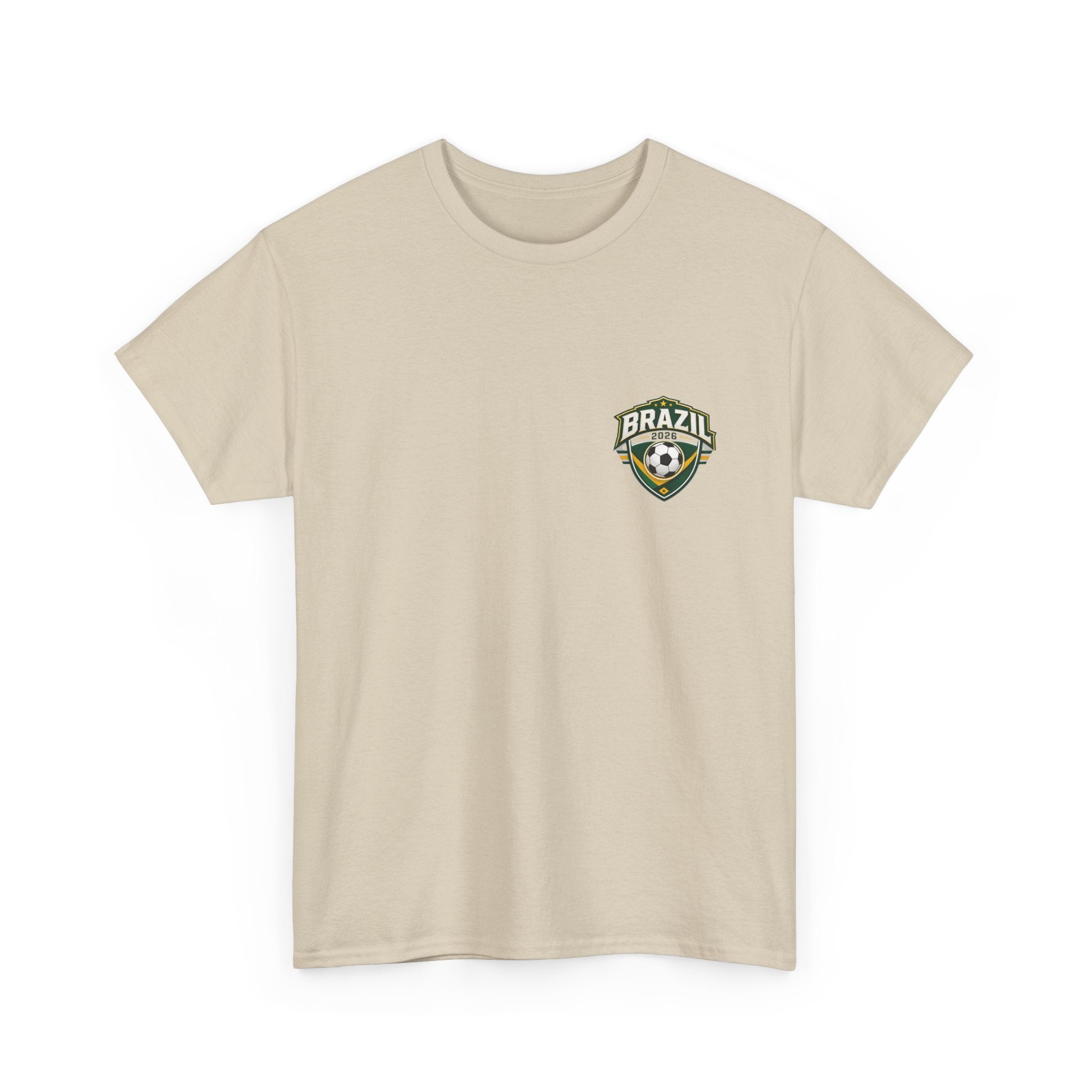 Brazil 2026 FIFA World Cup Fan Edition – Front Crest & Championship Back Graphic T‑Shirt