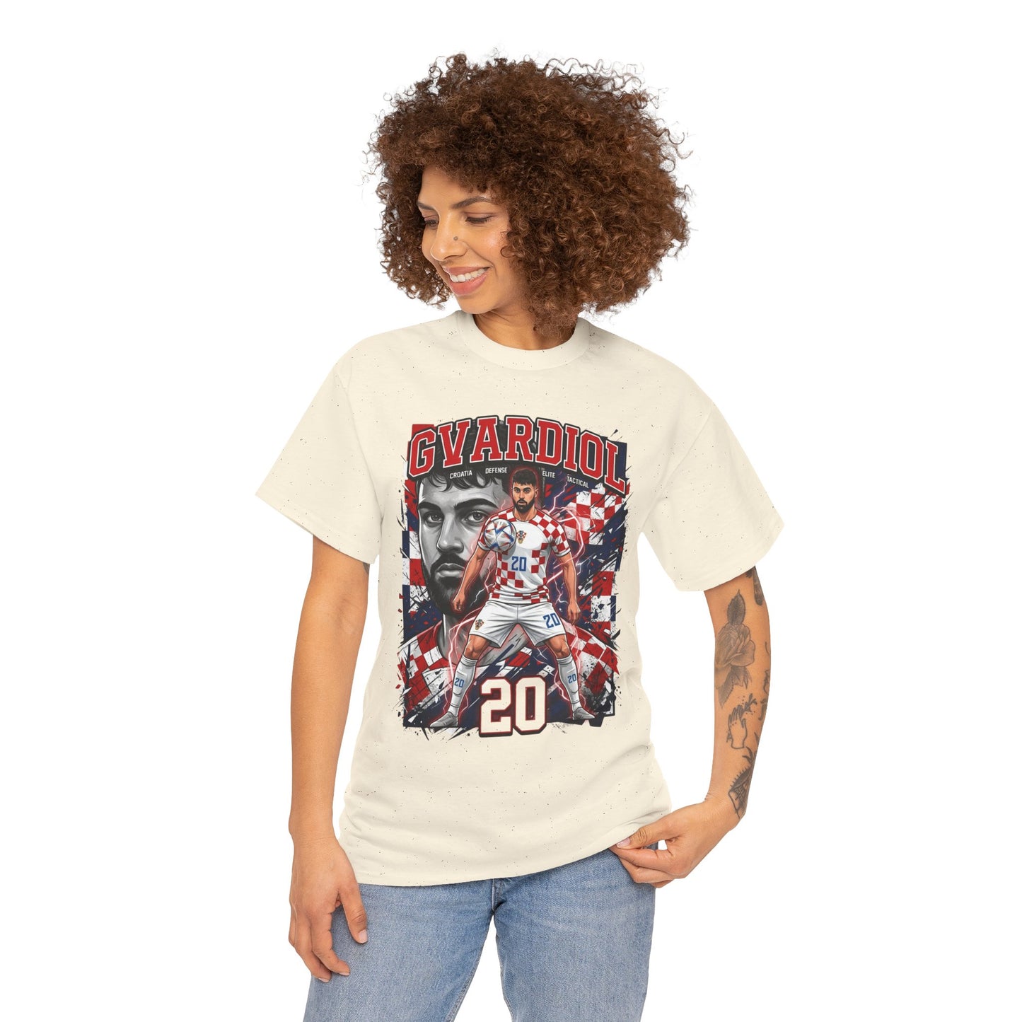 Gvardiol #20 – Croatian Wall T-Shirt