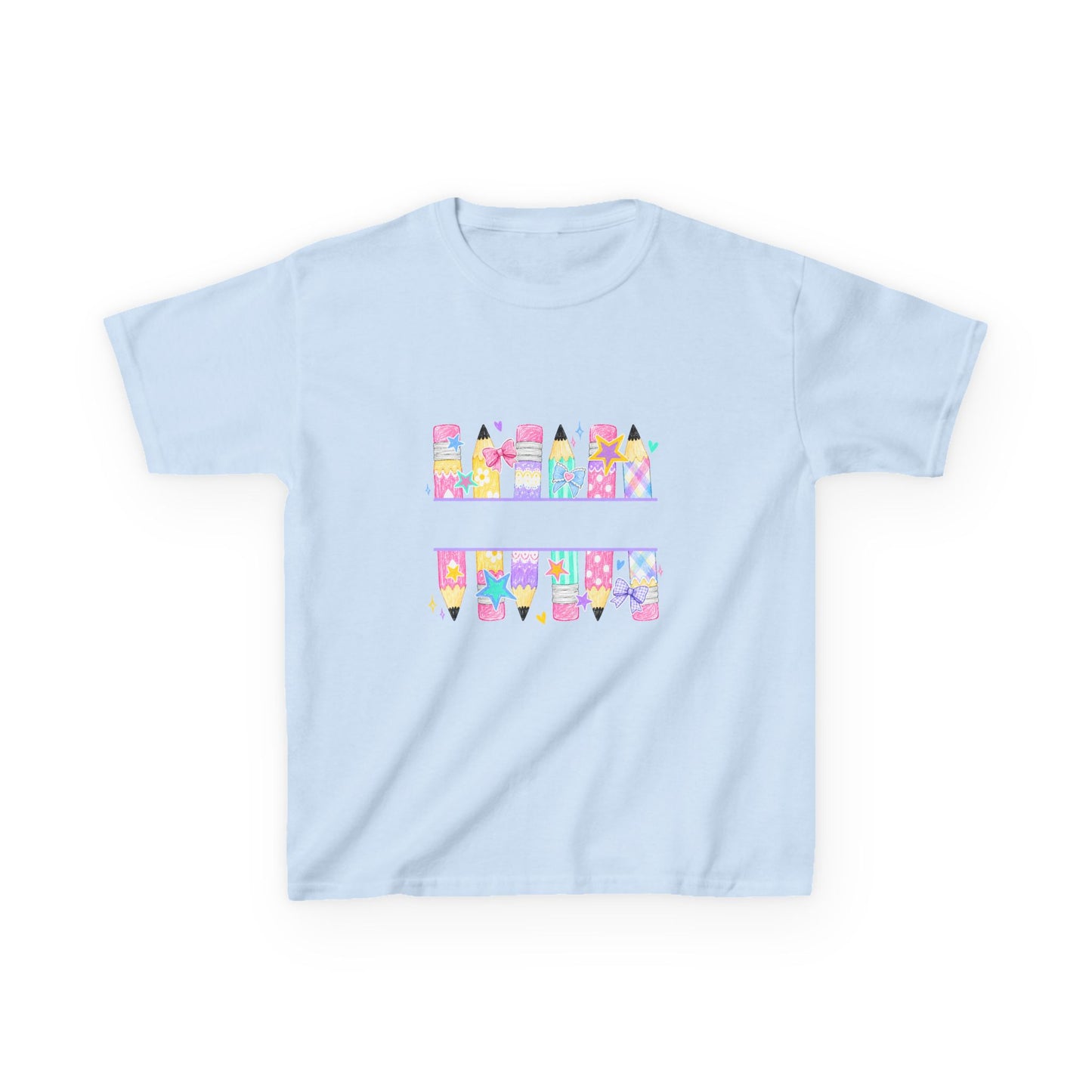 Colorful Pencil Magic Kids School T-Shirt – Cute Back to School Design