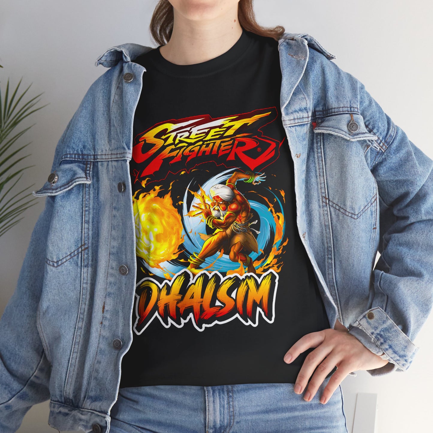 Street Fighter Dhalsim Fireball T-shirt