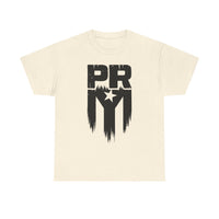 PR Mi Gente Puerto Rico Tee — Bold Black & White Boricua Pride