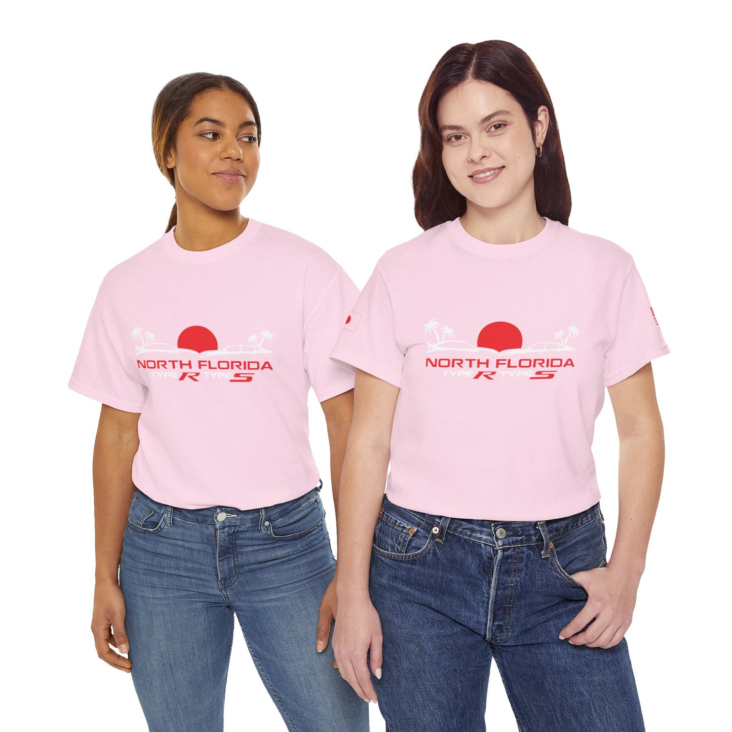 North Florida Type R Types T-Shirt — Retro Sunset Palm Beach Car Tee