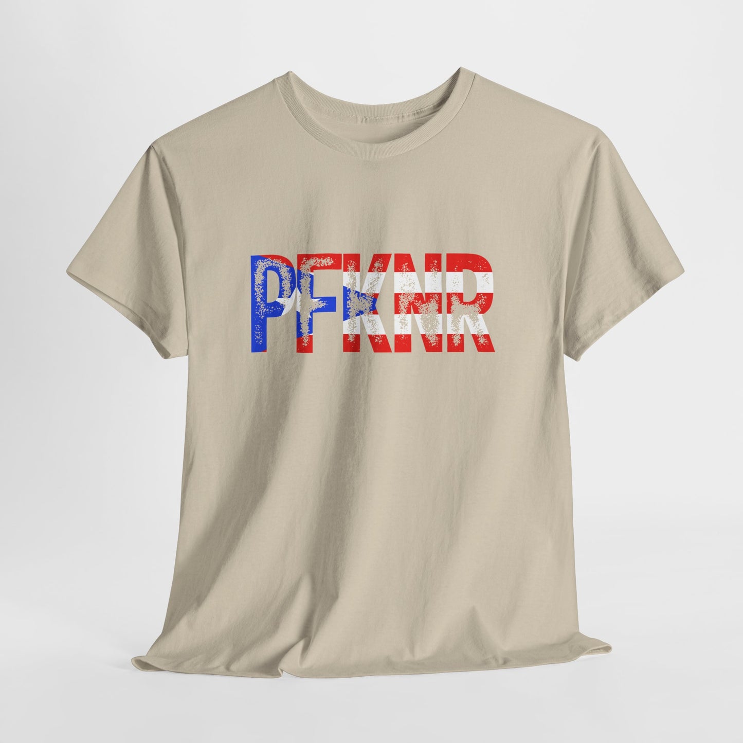 Patriotic 'PFW' Flag Graphic T-Shirt — Red White Blue Americana Tee