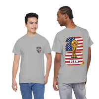 USA 2026 FIFA World Cup Fan Edition – Front Crest & Championship Back Graphic T‑Shirt