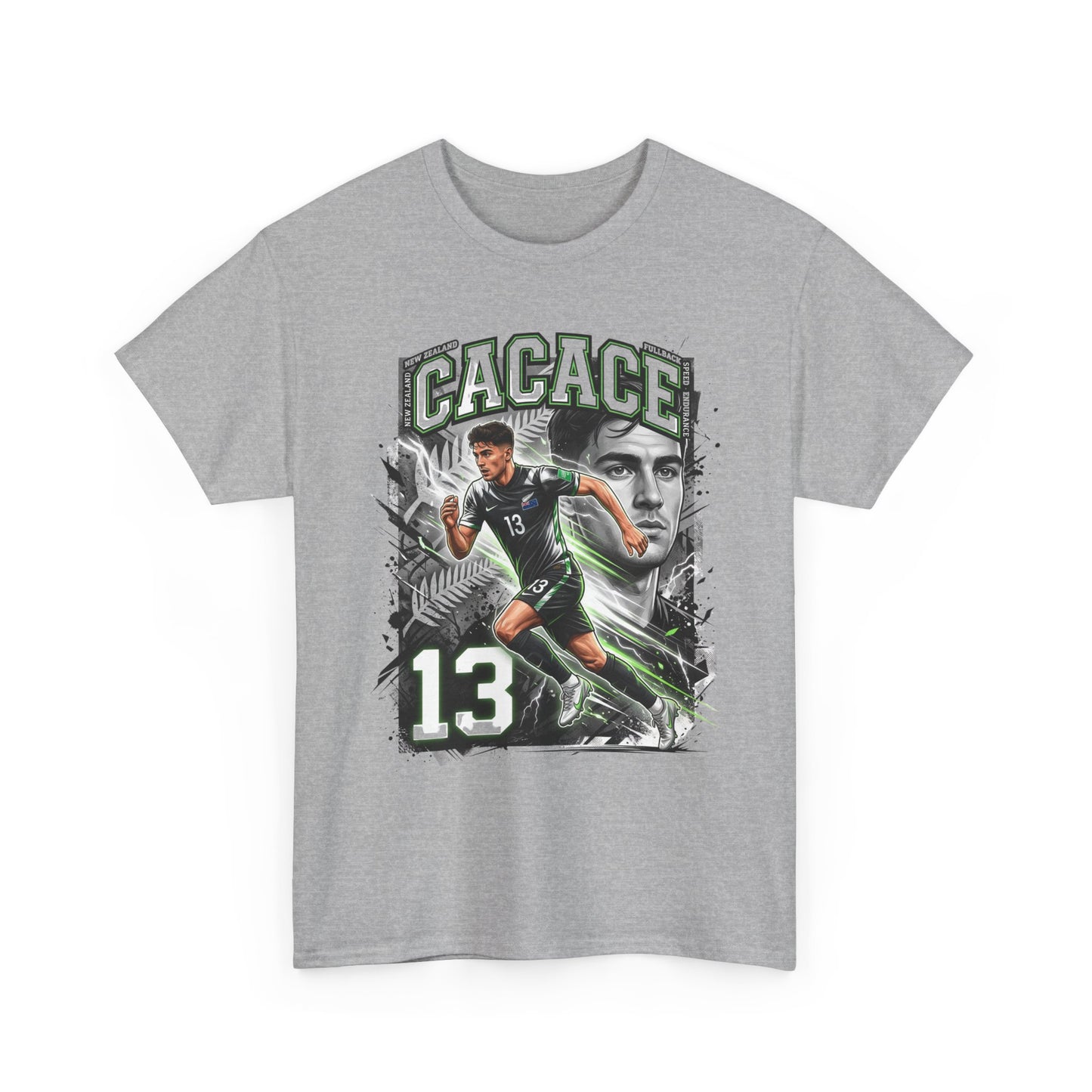 Cacace #13 – Kiwi Fullback Fury T-Shirt