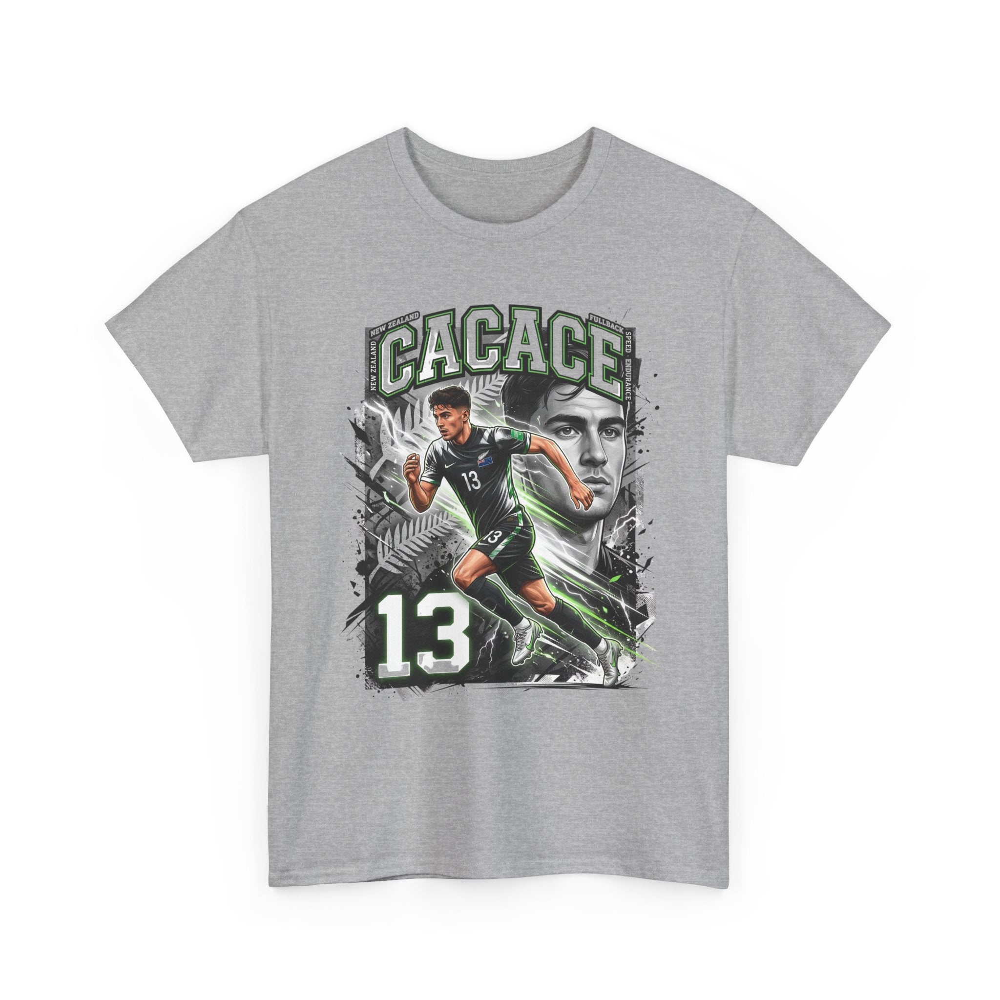Cacace #13 – Kiwi Fullback Fury T-Shirt