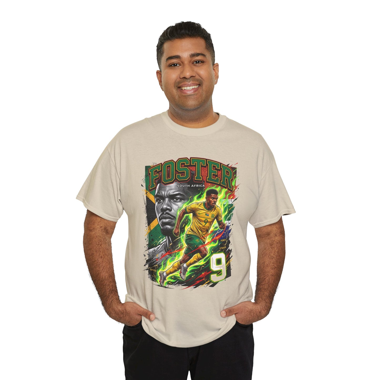 Foster #9 – South Africa Power Striker T-Shirt