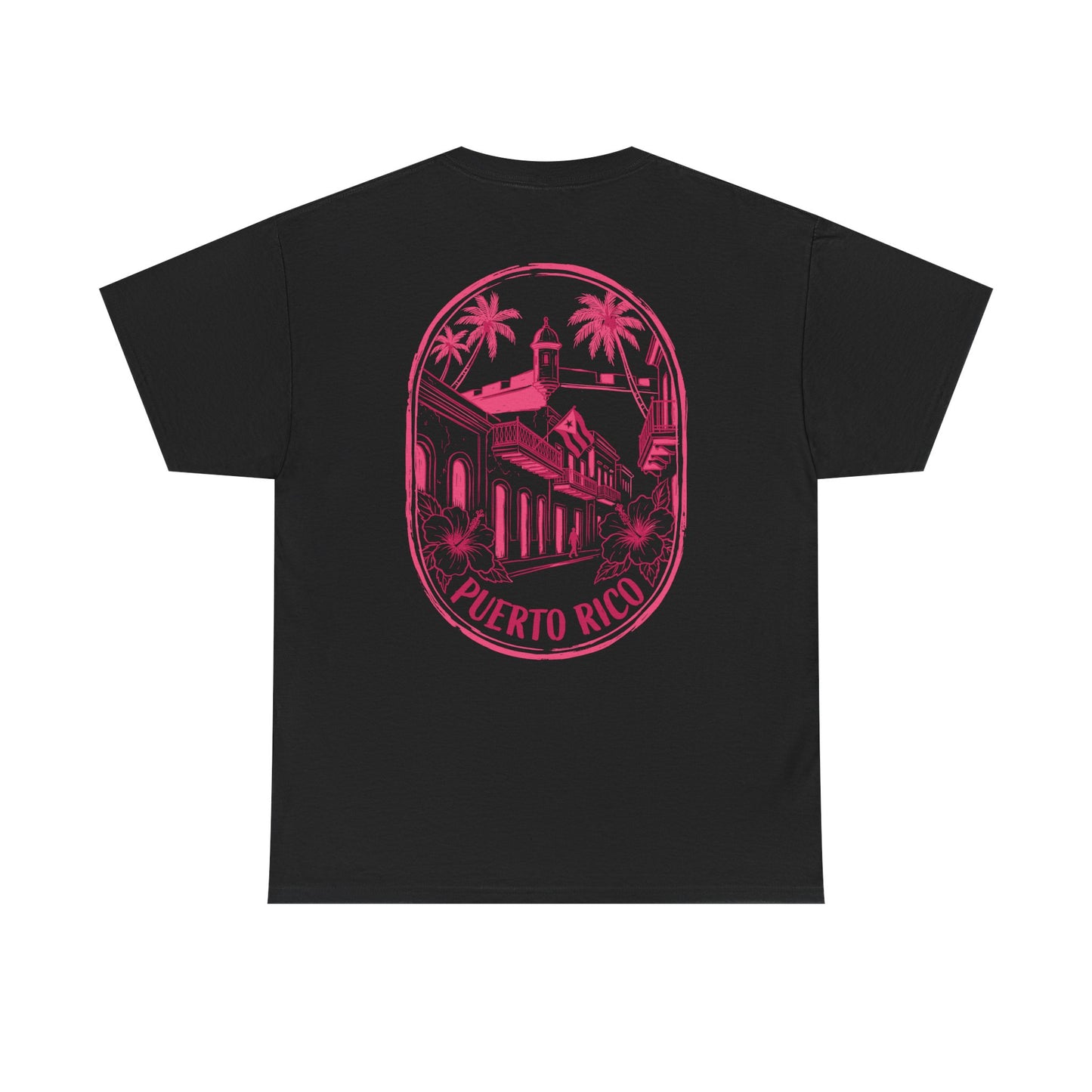Puerto Rico Hibiscus T-Shirt — Vintage San Juan Beach Tee