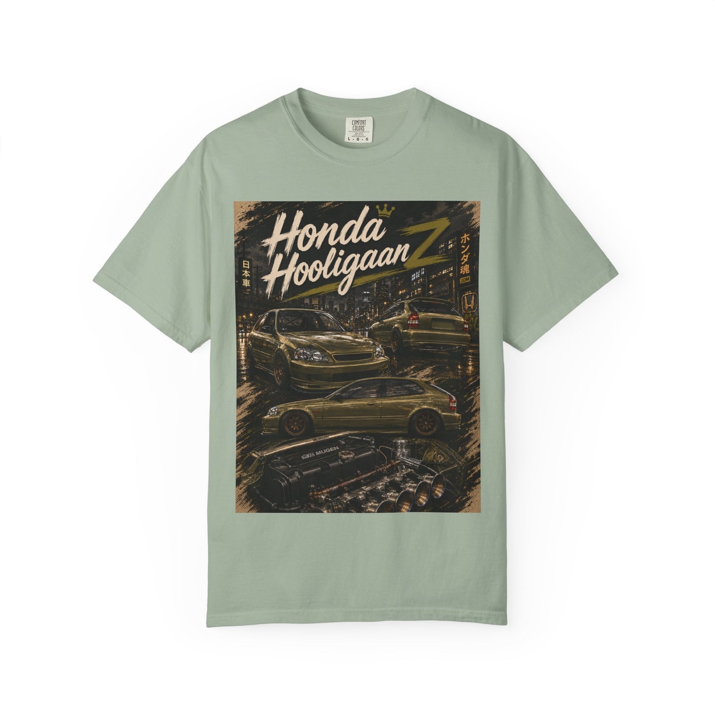 Honda HooliganZ Tee — Vintage Night Street Racing Graphic T-Shirt