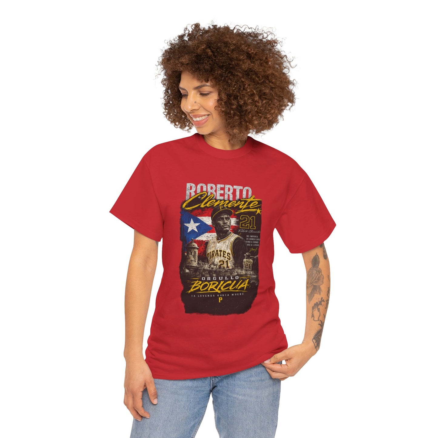Roberto Clemente Puerto Rico Tribute T-Shirt