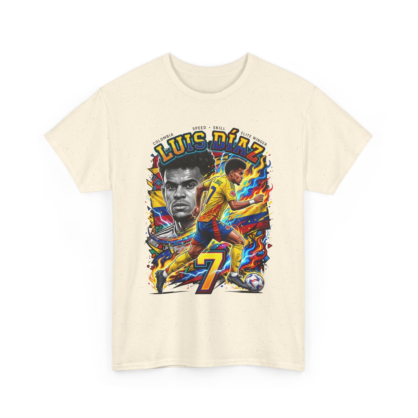 Luis Díaz #7 – Colombian Lightning T‑Shirt