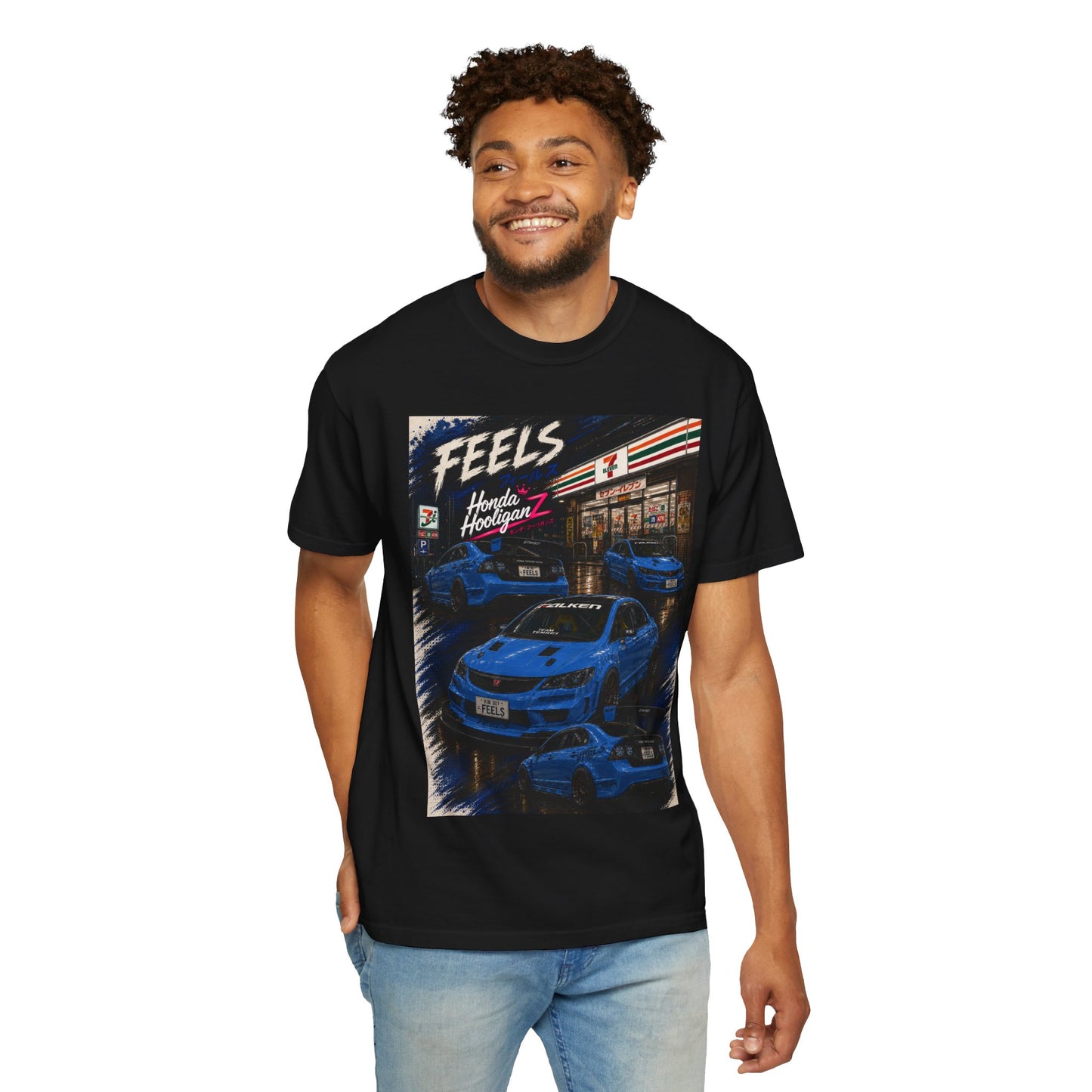 Feels Midnight Racing T-Shirt — Neon JDM Car Scene Shirt