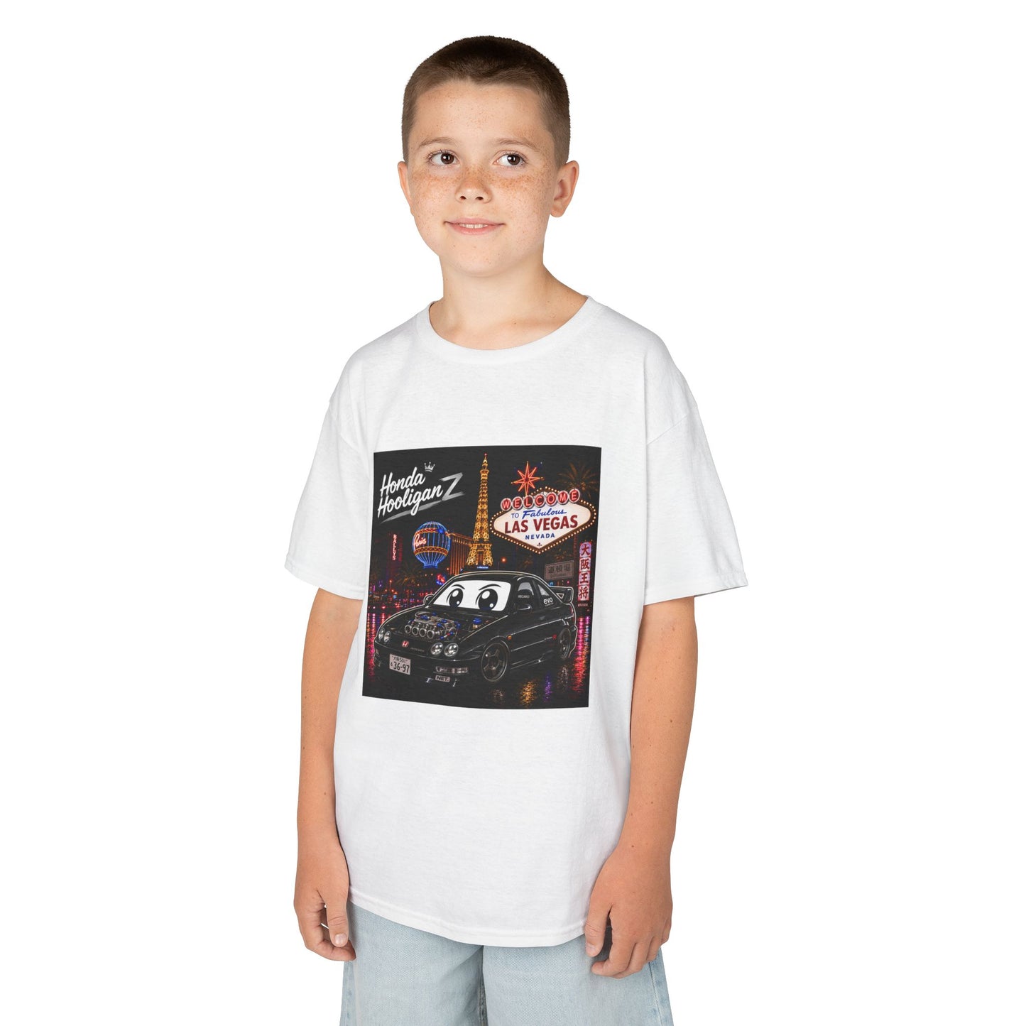 Kids Tee — 'Midnight Las Vegas' Cartoon ITB DC2