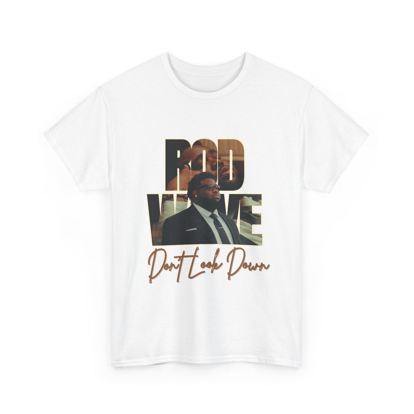 Rod Wave “Don’t Look Down” Vintage Hip-Hop Portrait T-Shirt Design