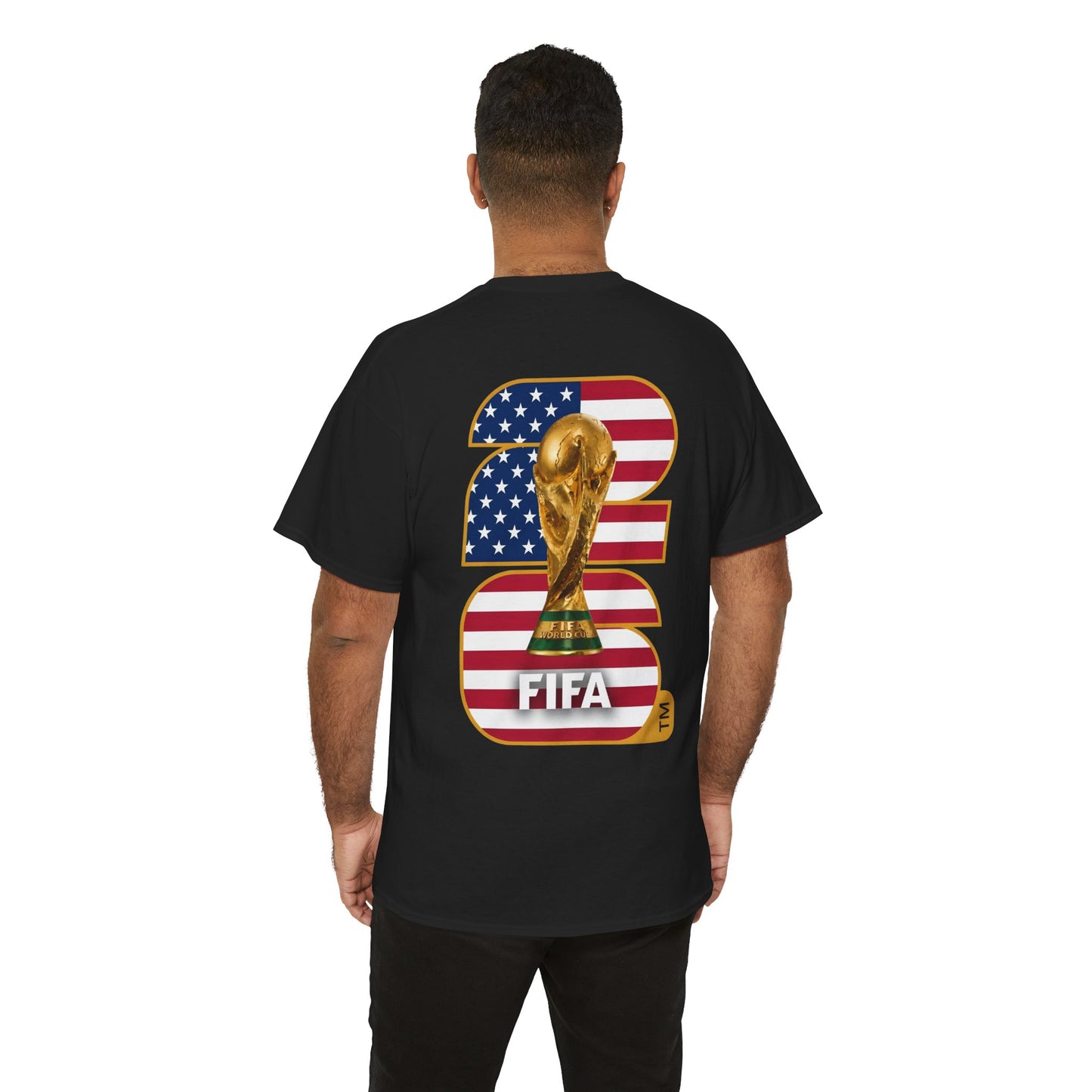 USA 2026 FIFA World Cup Fan Edition – Front Crest & Championship Back Graphic T‑Shirt