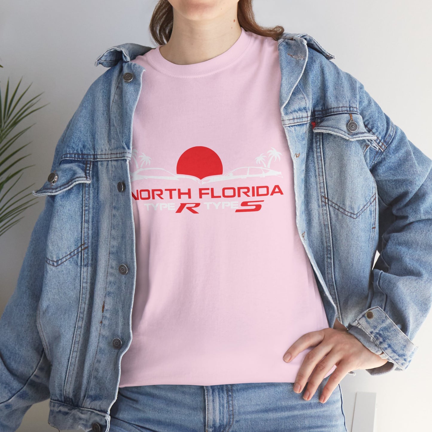 North Florida Type R Types T-Shirt — Retro Sunset Palm Beach Car Tee