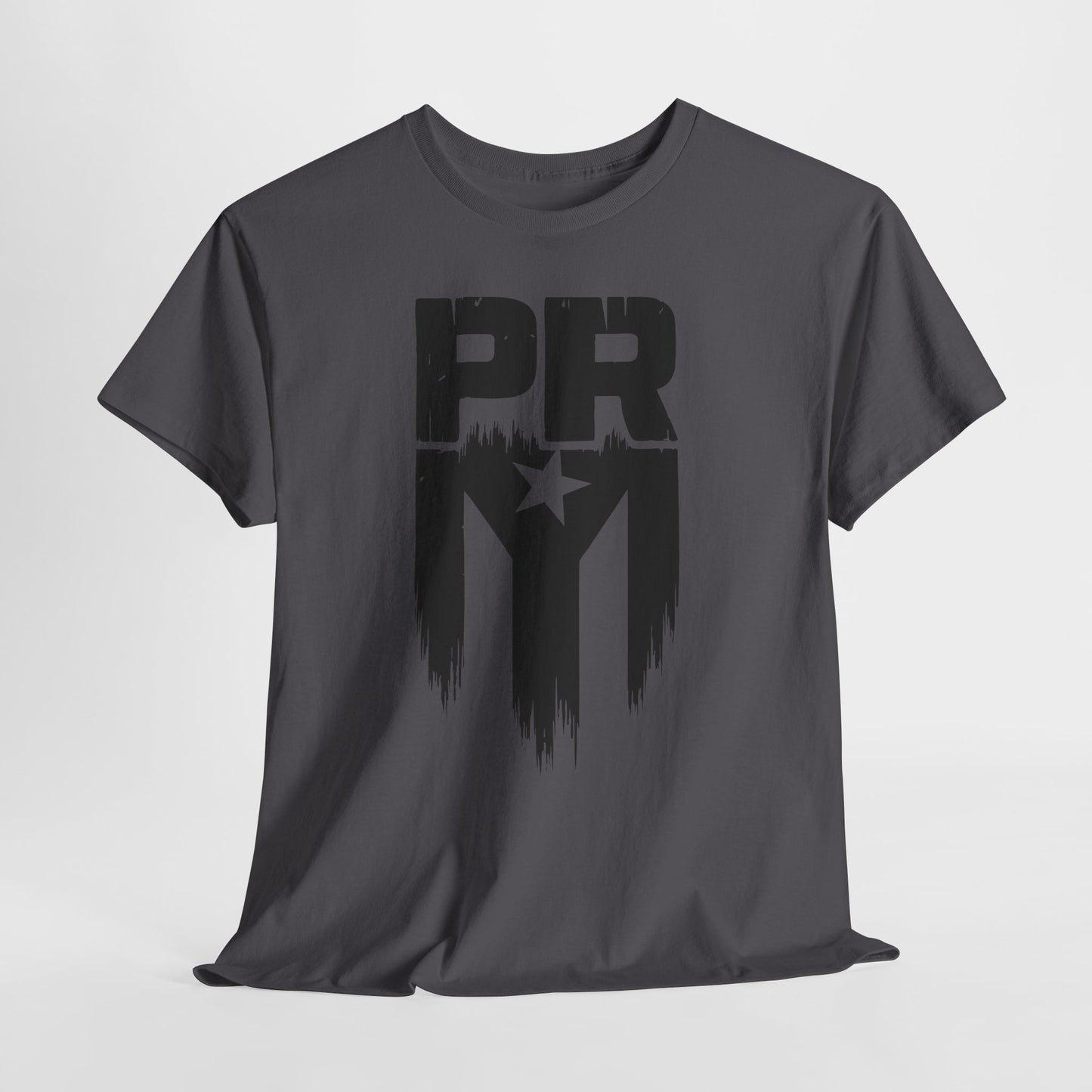 PR Mi Gente Puerto Rico Tee — Bold Black & White Boricua Pride