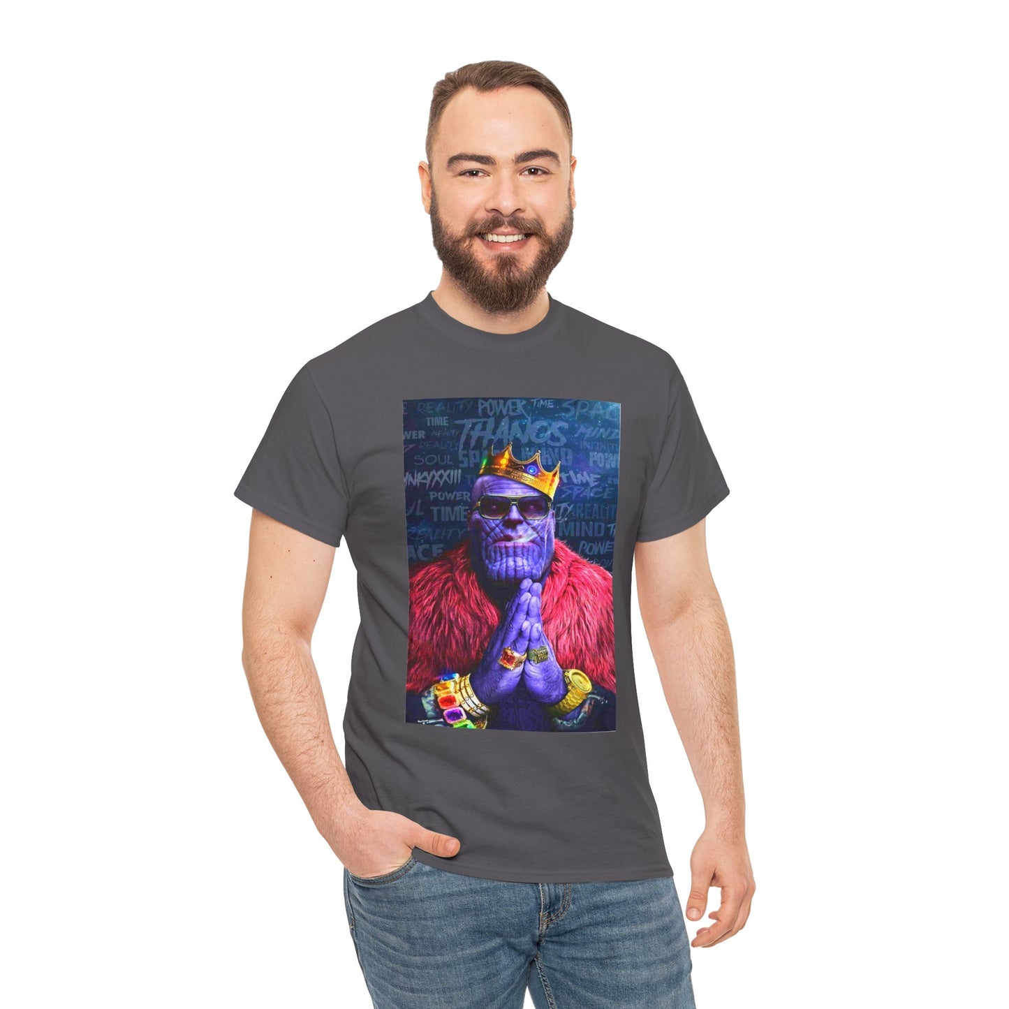 Thanos King Portrait T-Shirt — Urban Pop Art Graphic Tee
