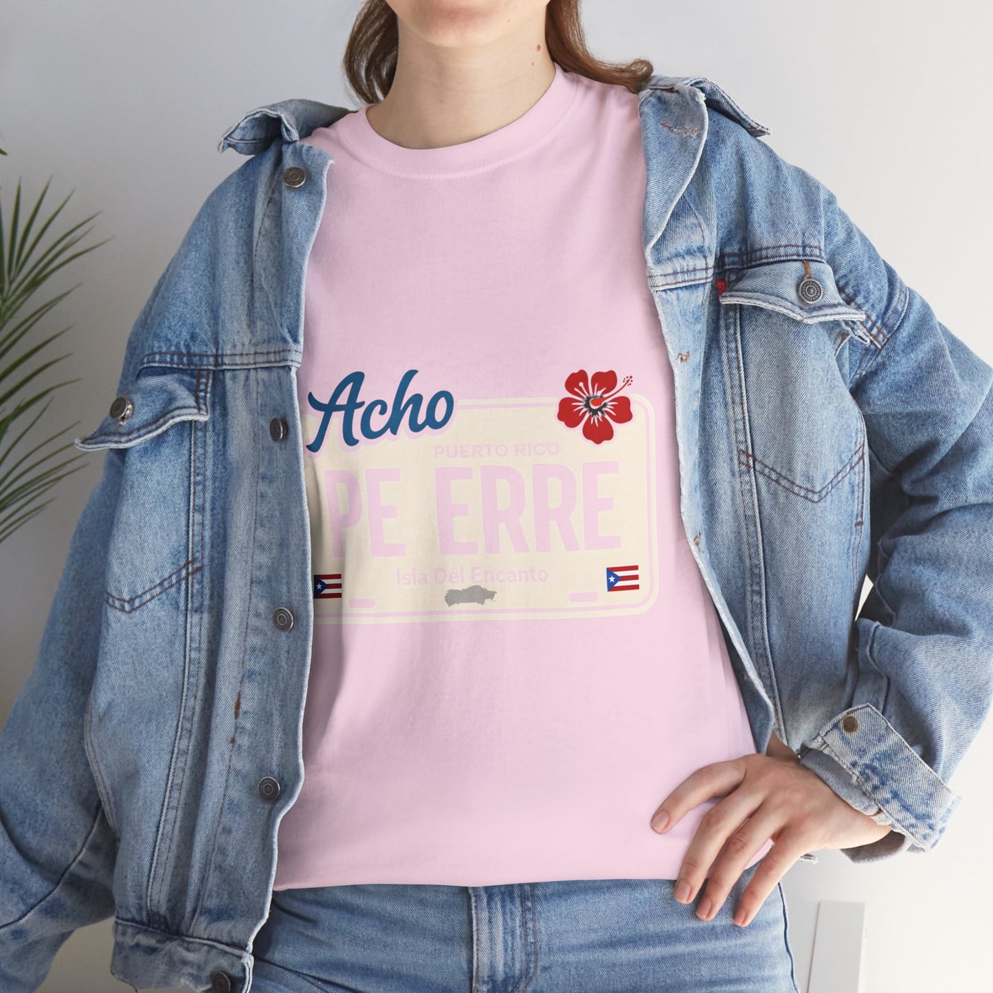 Acho PE ERRE Puerto Rico License Plate Tee — Isla Del Encanto Pride Shirt
