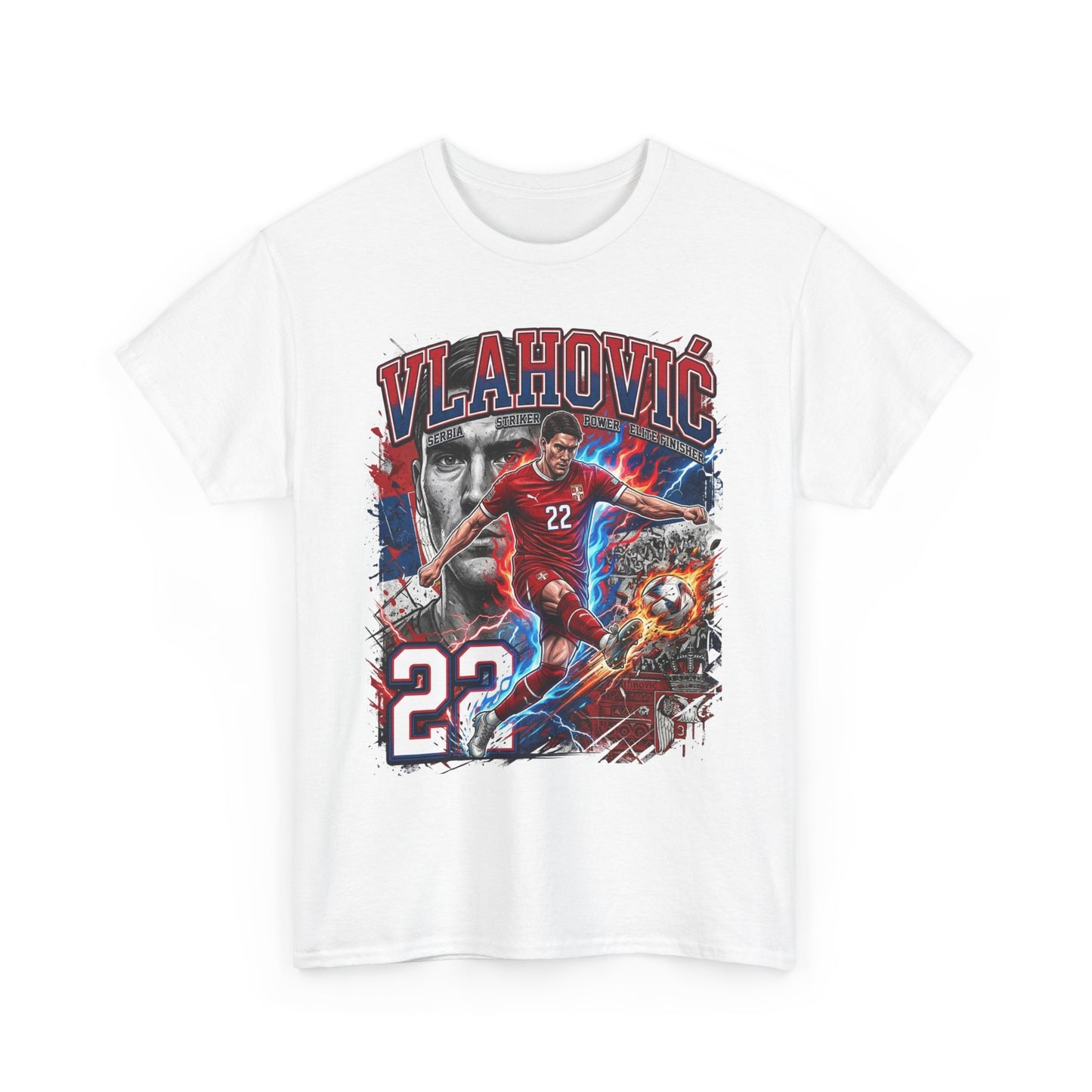 Vlahović #22 – Serbia Elite Finisher T-Shirt