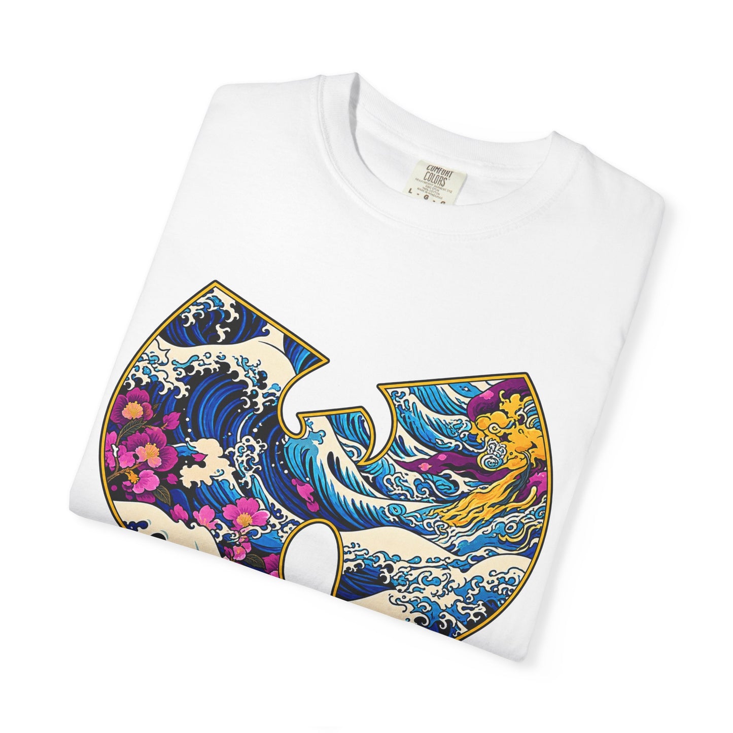 Wu-Tang Ocean Wave T-Shirt — Japanese Wave Logo Graphic Tee