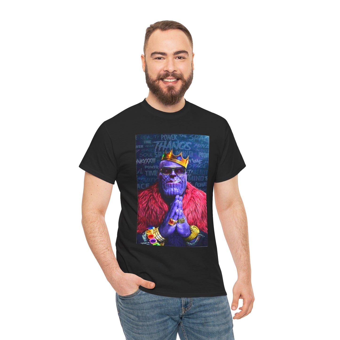 Thanos King Portrait T-Shirt — Urban Pop Art Graphic Tee