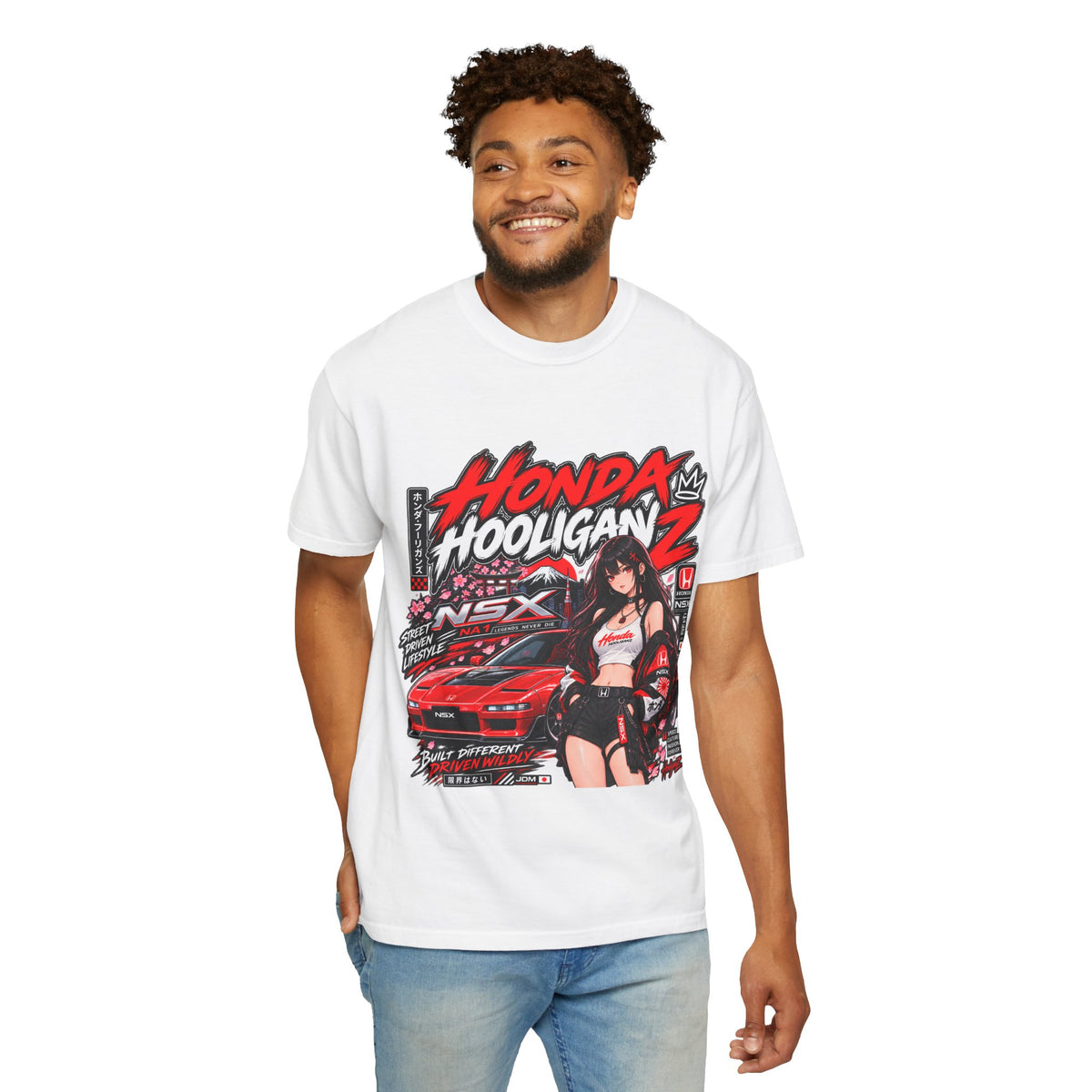 Honda HooliganZ T-Shirt — Anime Racing NSX Streetwear Tee