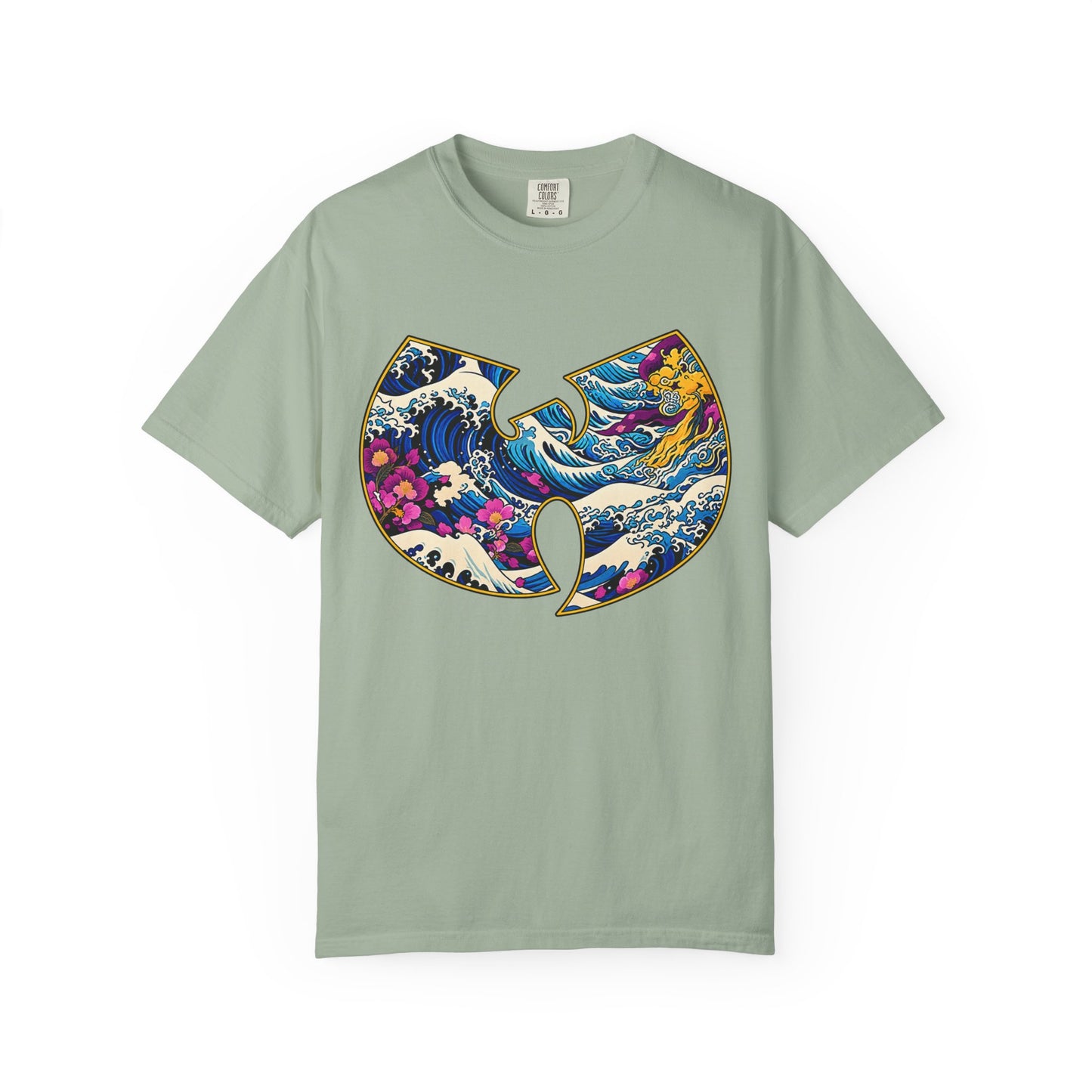 Wu-Tang Ocean Wave T-Shirt — Japanese Wave Logo Graphic Tee