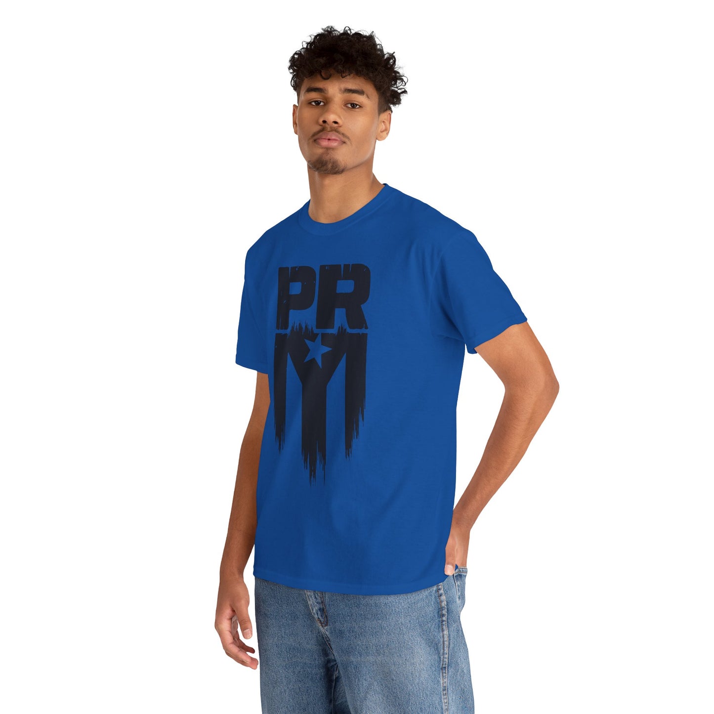 PR Mi Gente Puerto Rico Tee — Bold Black & White Boricua Pride