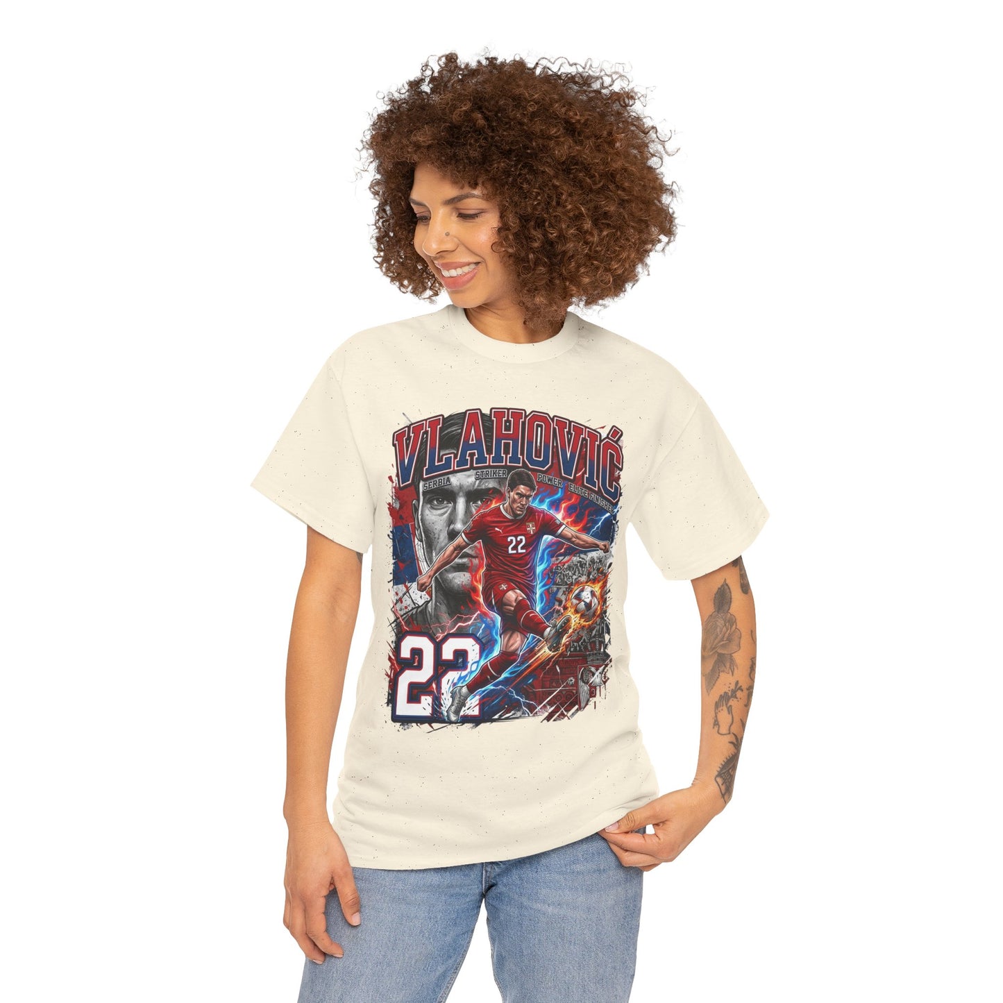 Vlahović #22 – Serbia Elite Finisher T-Shirt
