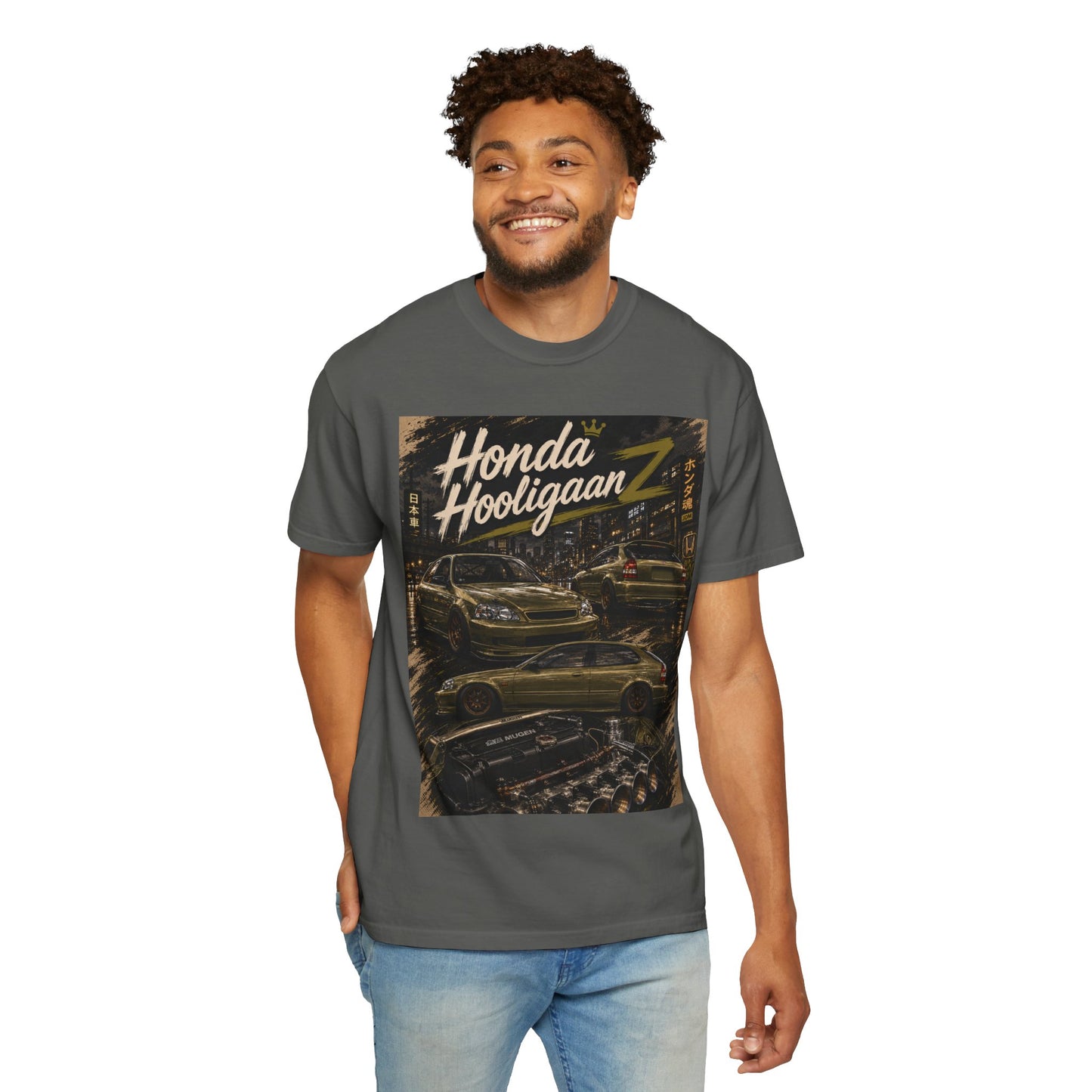 Honda HooliganZ Tee — Vintage Night Street Racing Graphic T-Shirt