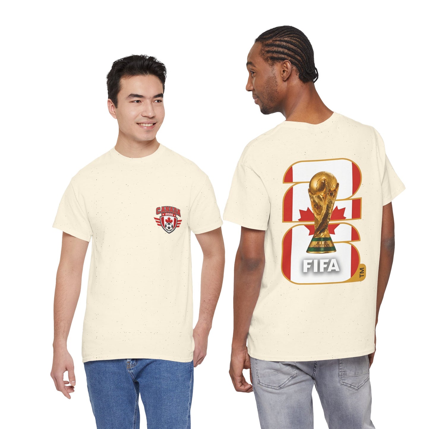 Canada 2026 FIFA World Cup Fan Edition – Front Crest & Championship Back Graphic T-Shirt