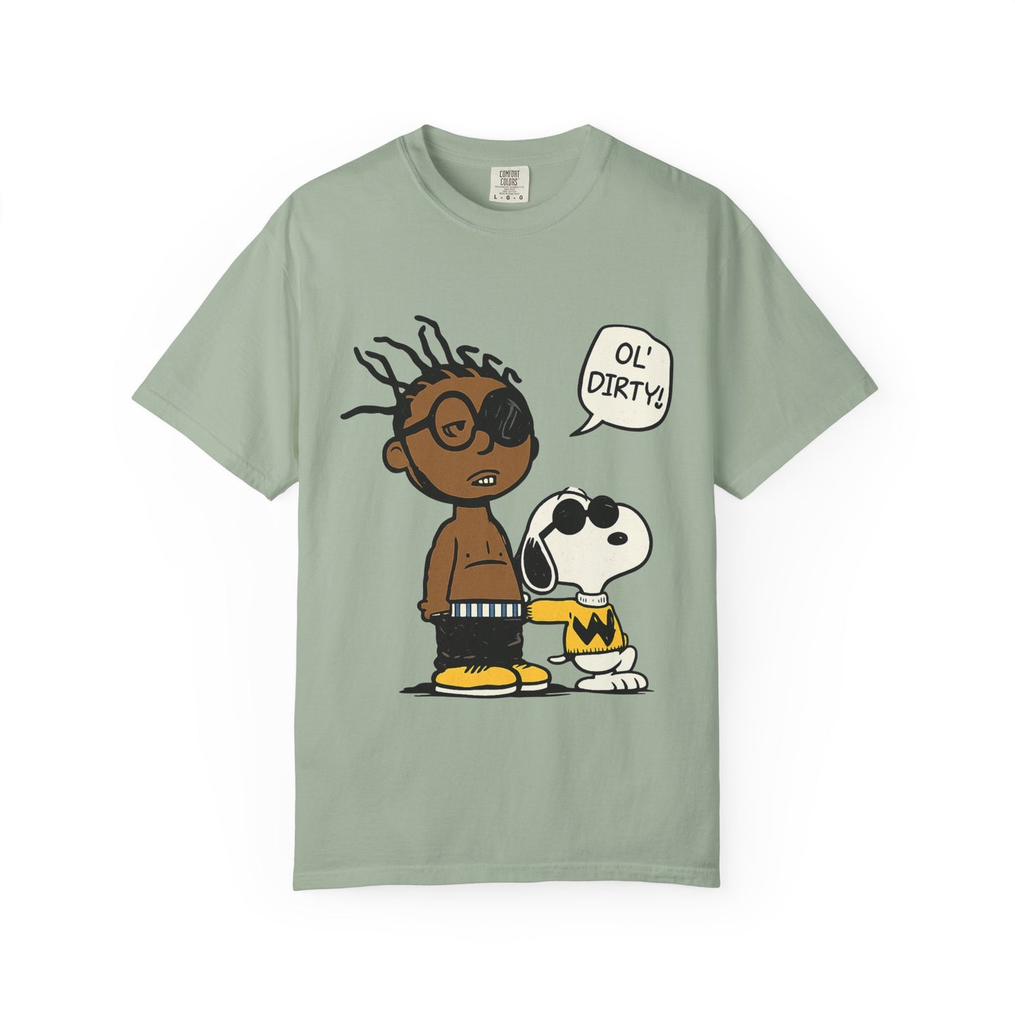 Ol' Dirty Beagle Mashup T-Shirt – Hip-Hop Inspired Cartoon Parody Streetwear Tee