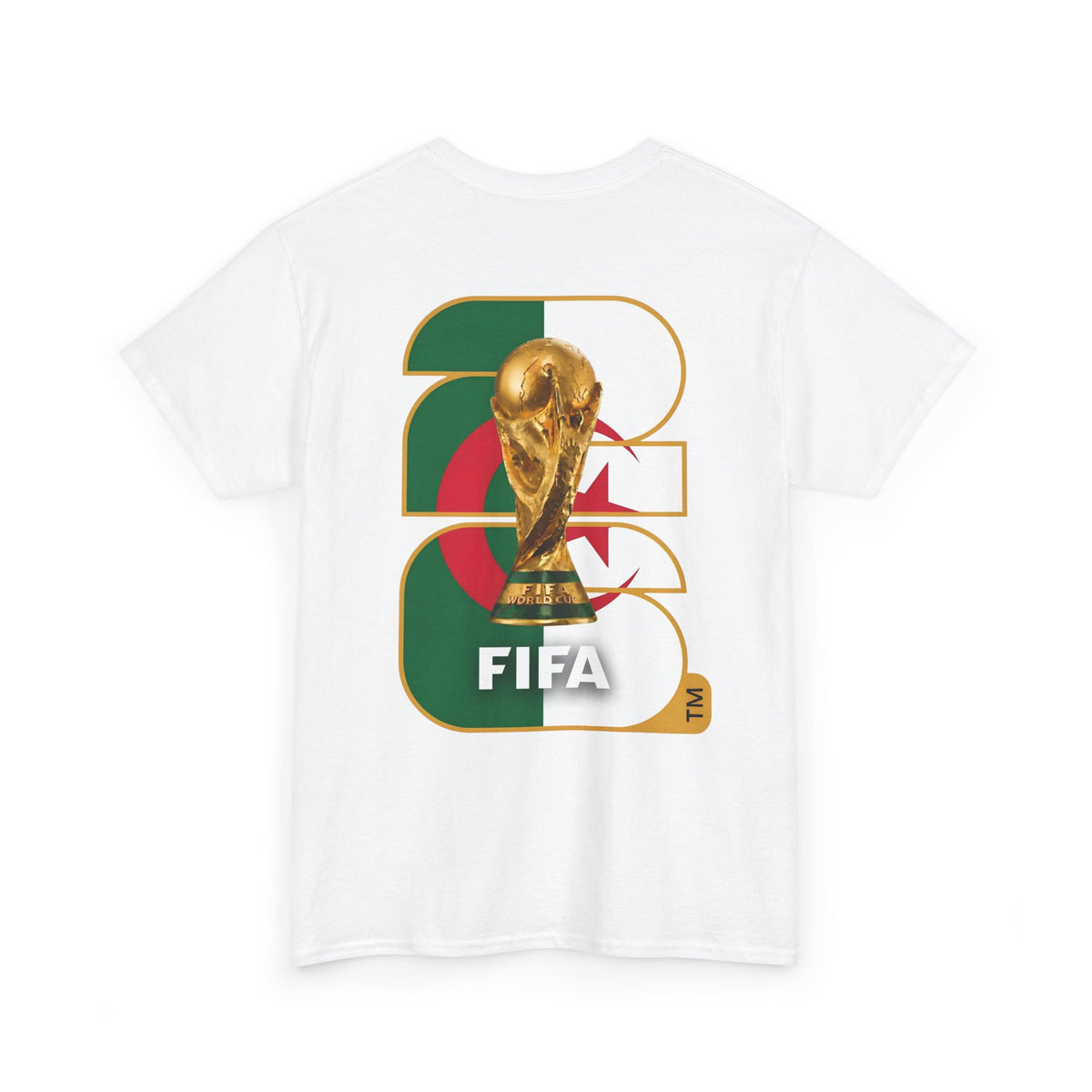 Algeria 2026 FIFA World Cup Fan Edition – Front Crest & Championship Back Graphic T-Shirt