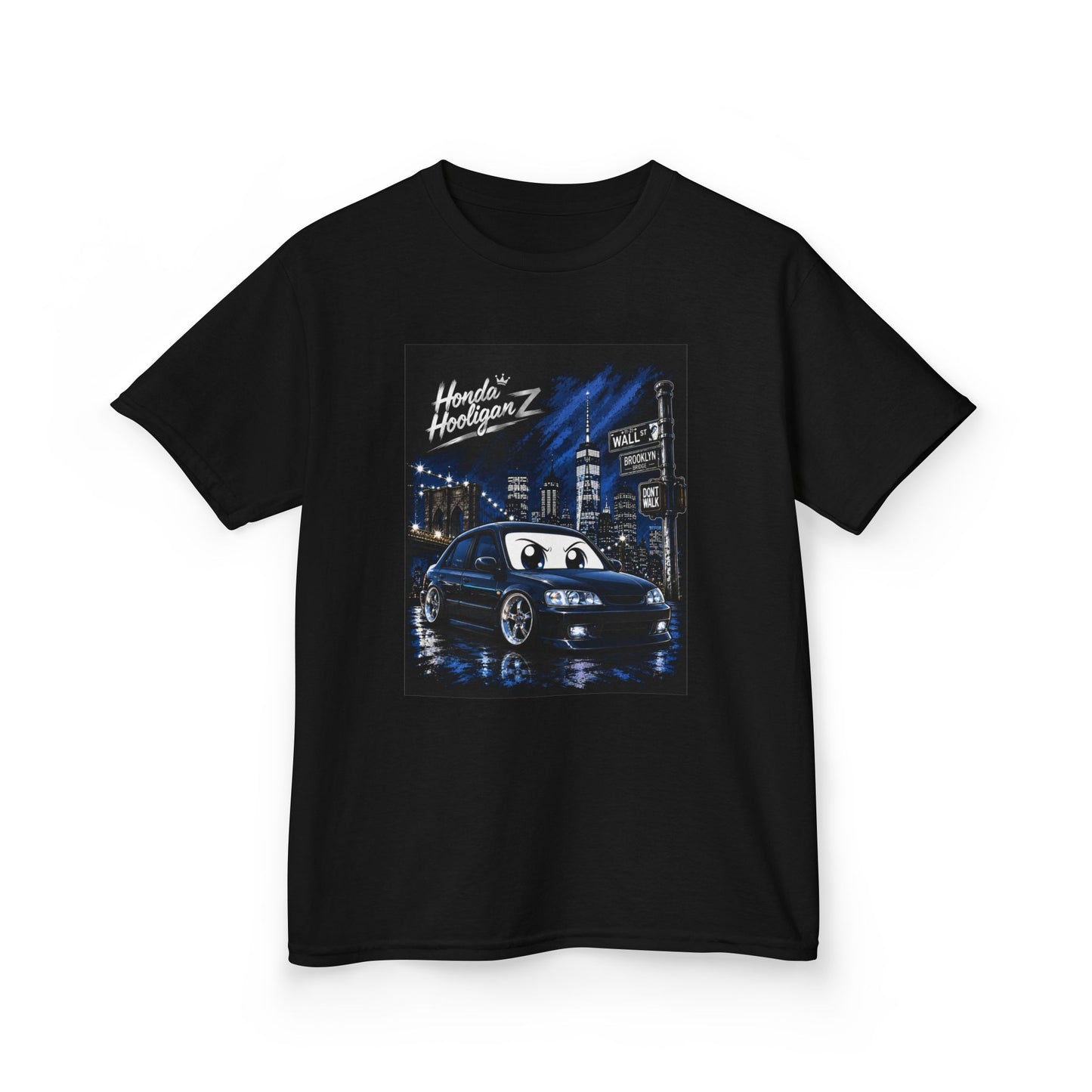 Kids Racing Car Tee — Night City „Hoonin' NightrunZ" Graphic Shirt