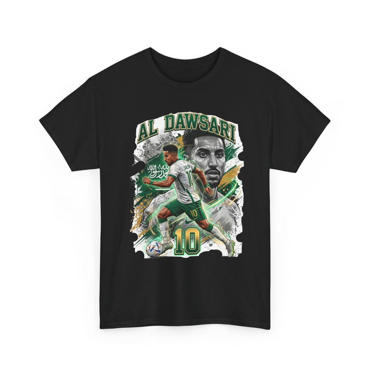Al Dawsari #10 – Saudi Arabia Football Star T-Shirt