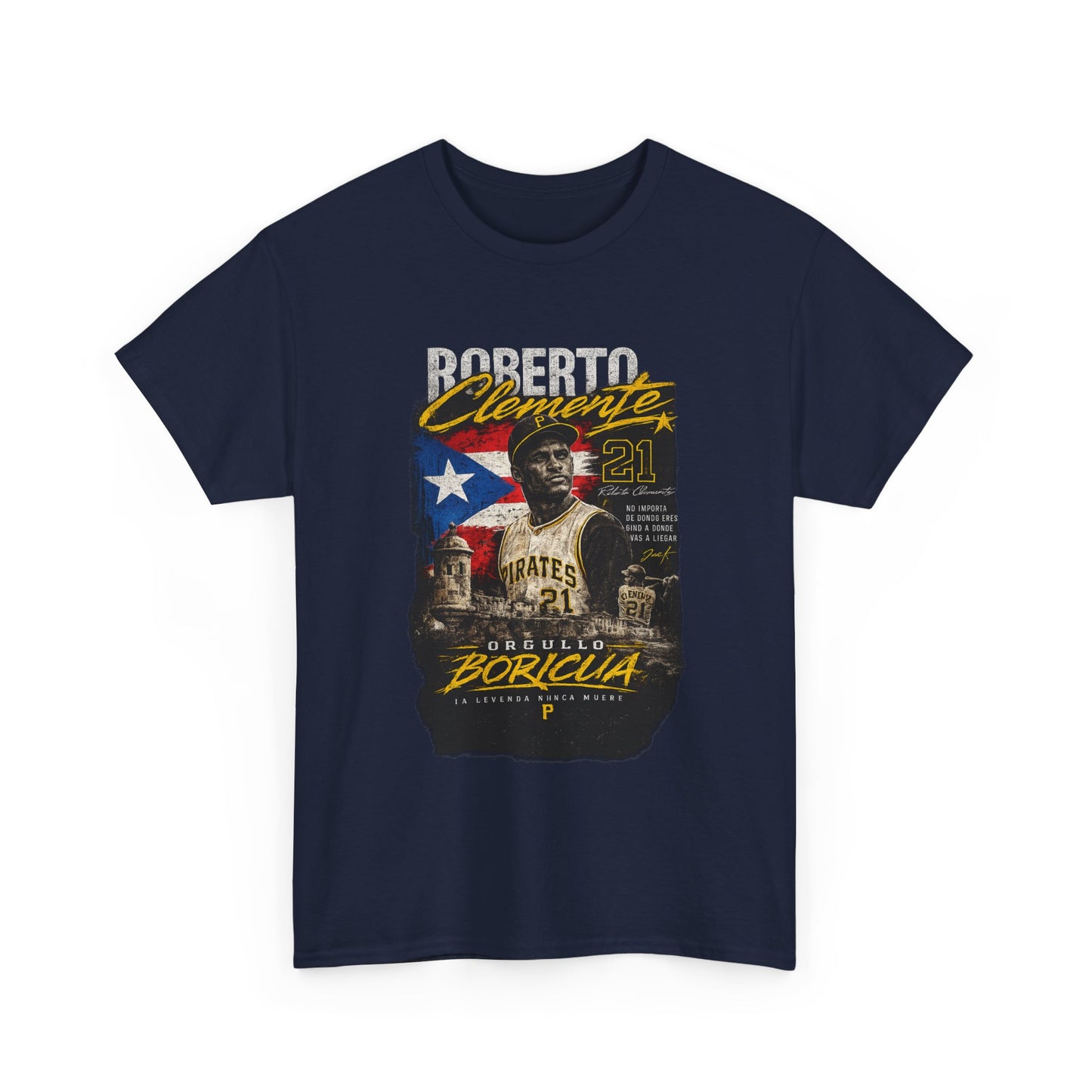 Roberto Clemente Puerto Rico Tribute T-Shirt