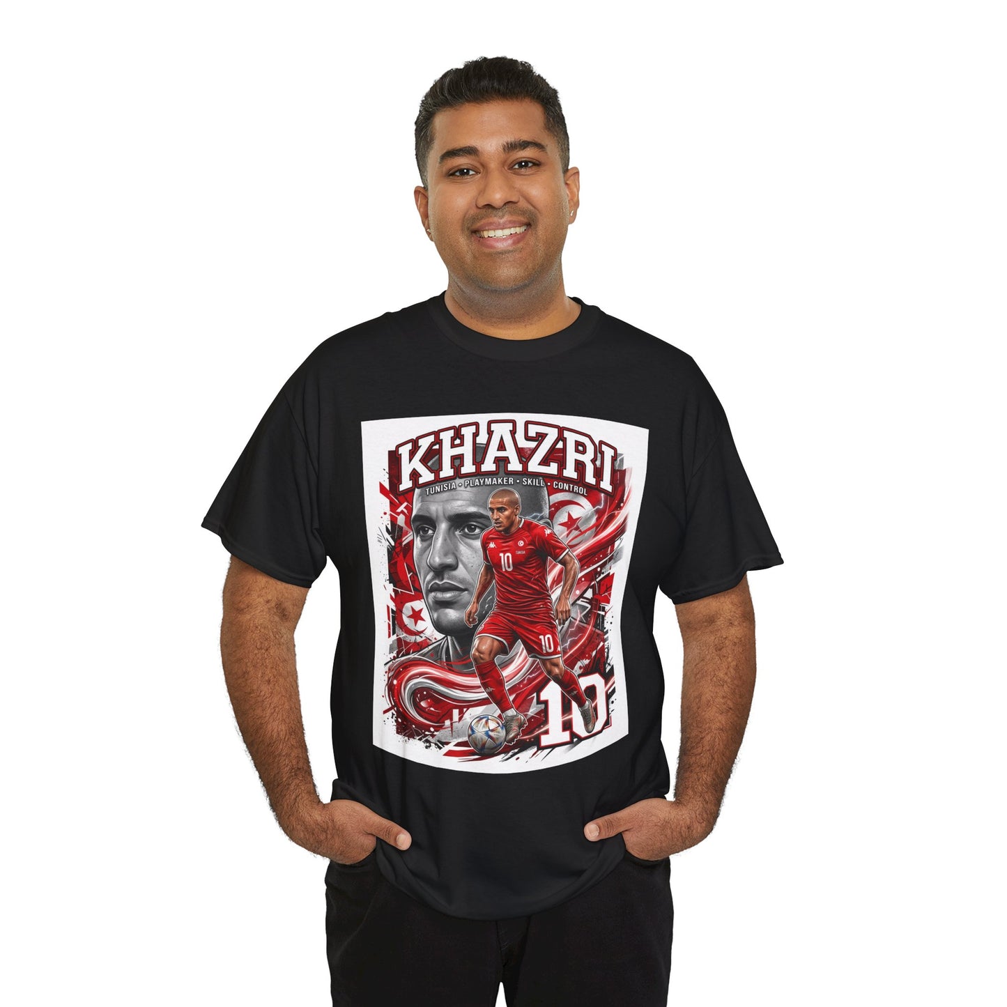 Khazri #10 – Tunisia’s Master Playmaker T-Shirt