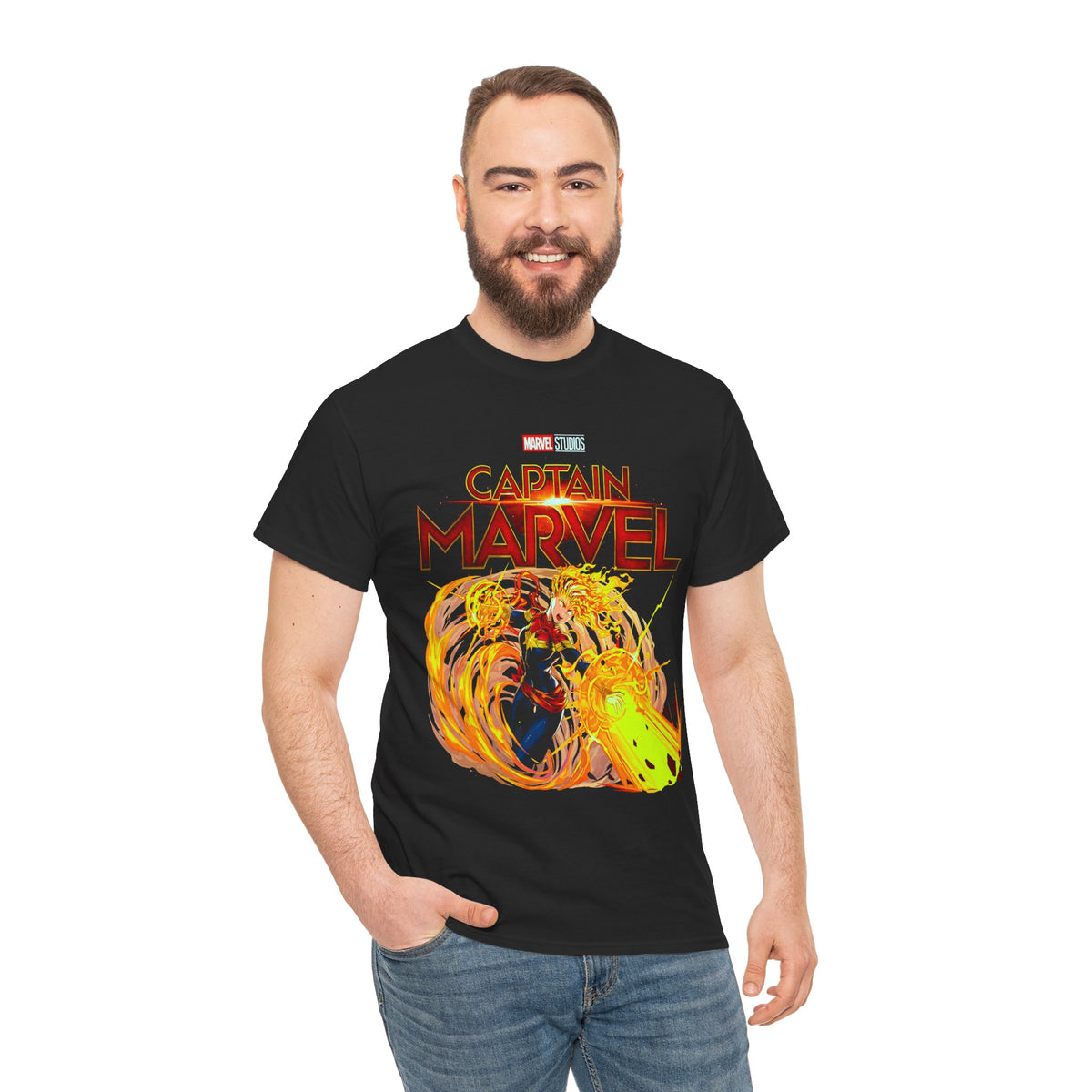 Captain Marvel Poster T-shirt