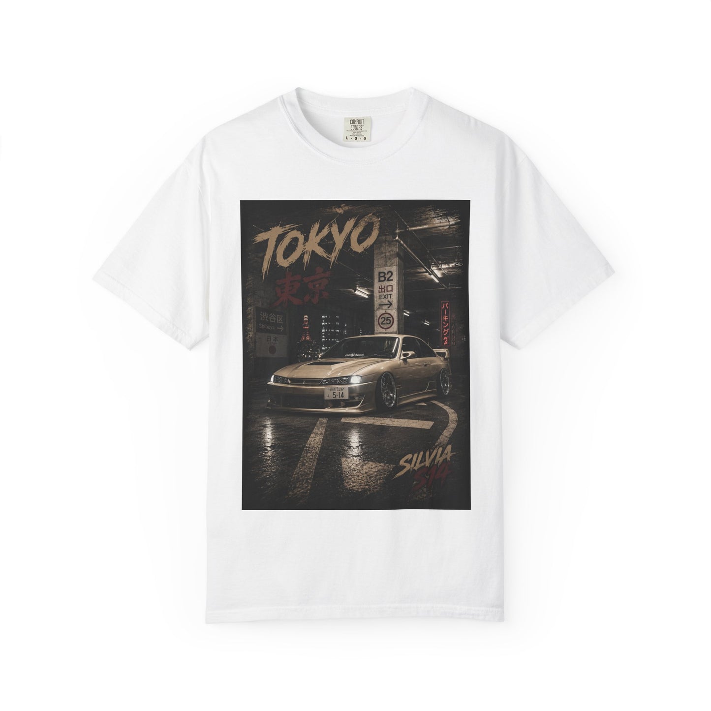 Tokyo Silvia T-Shirt — Night Street JDM Car Graphic Tee