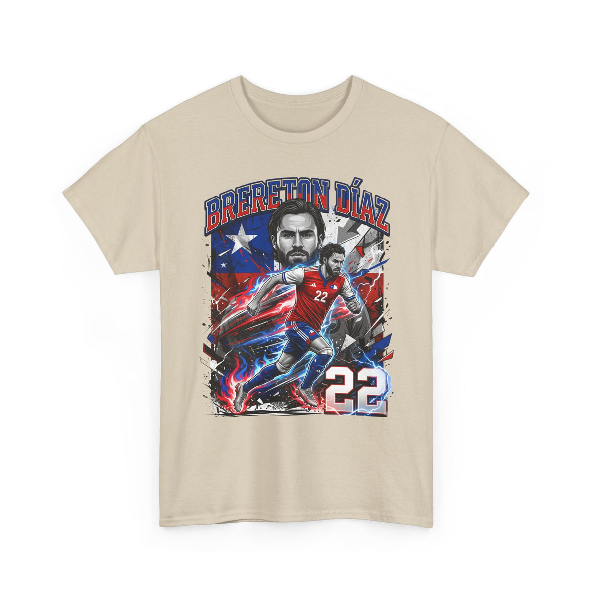 Brereton Díaz #22 – Chilean Warrior T-Shirt