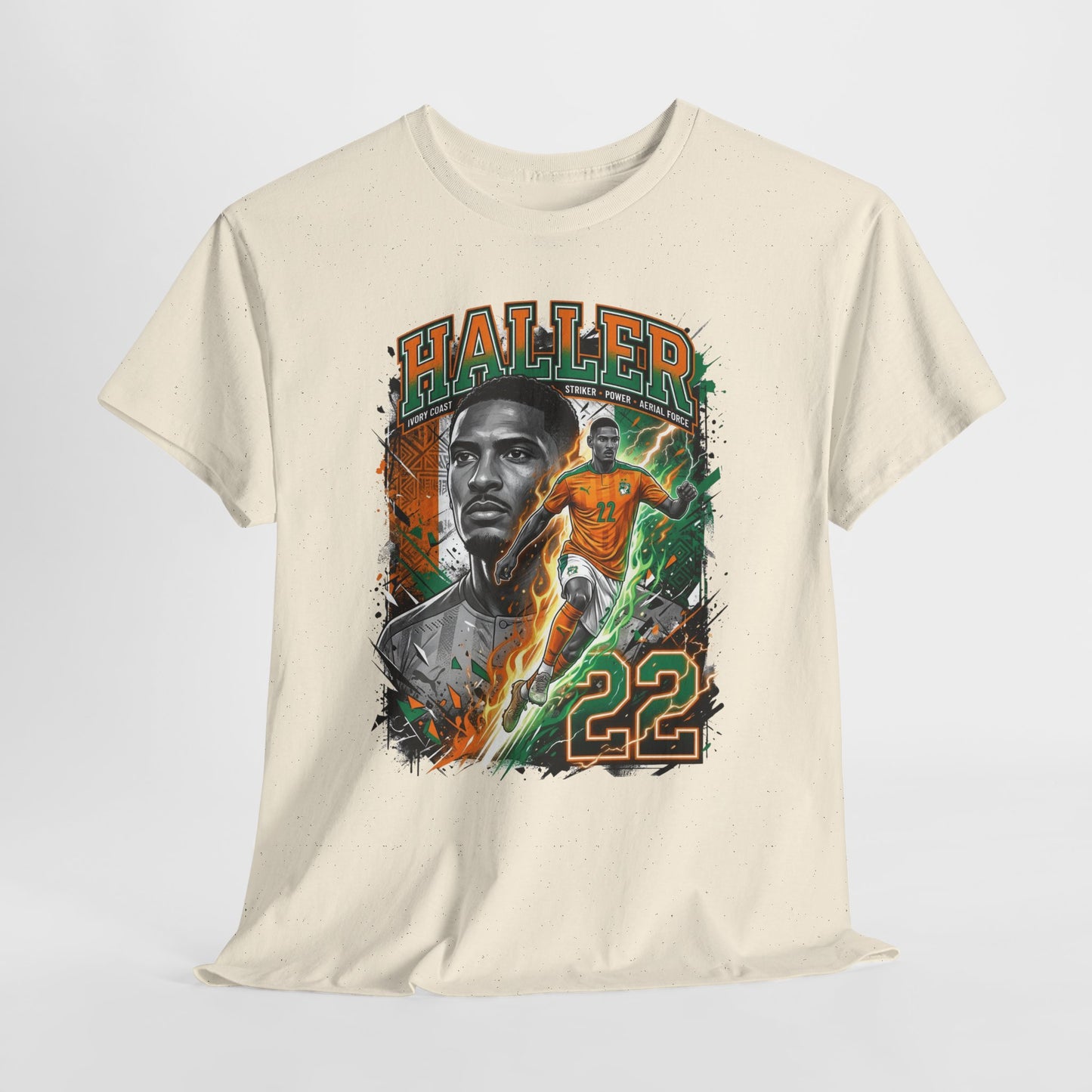 Haller #22 – Ivory Coast Power Striker T-Shirt